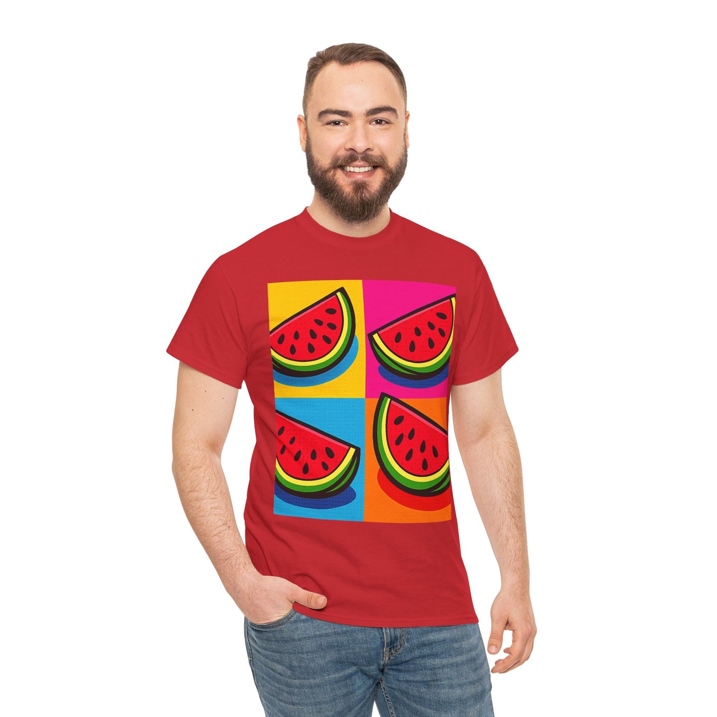Watermelon Pop Art T-Shirt – Fun Summer Graphic Tee
