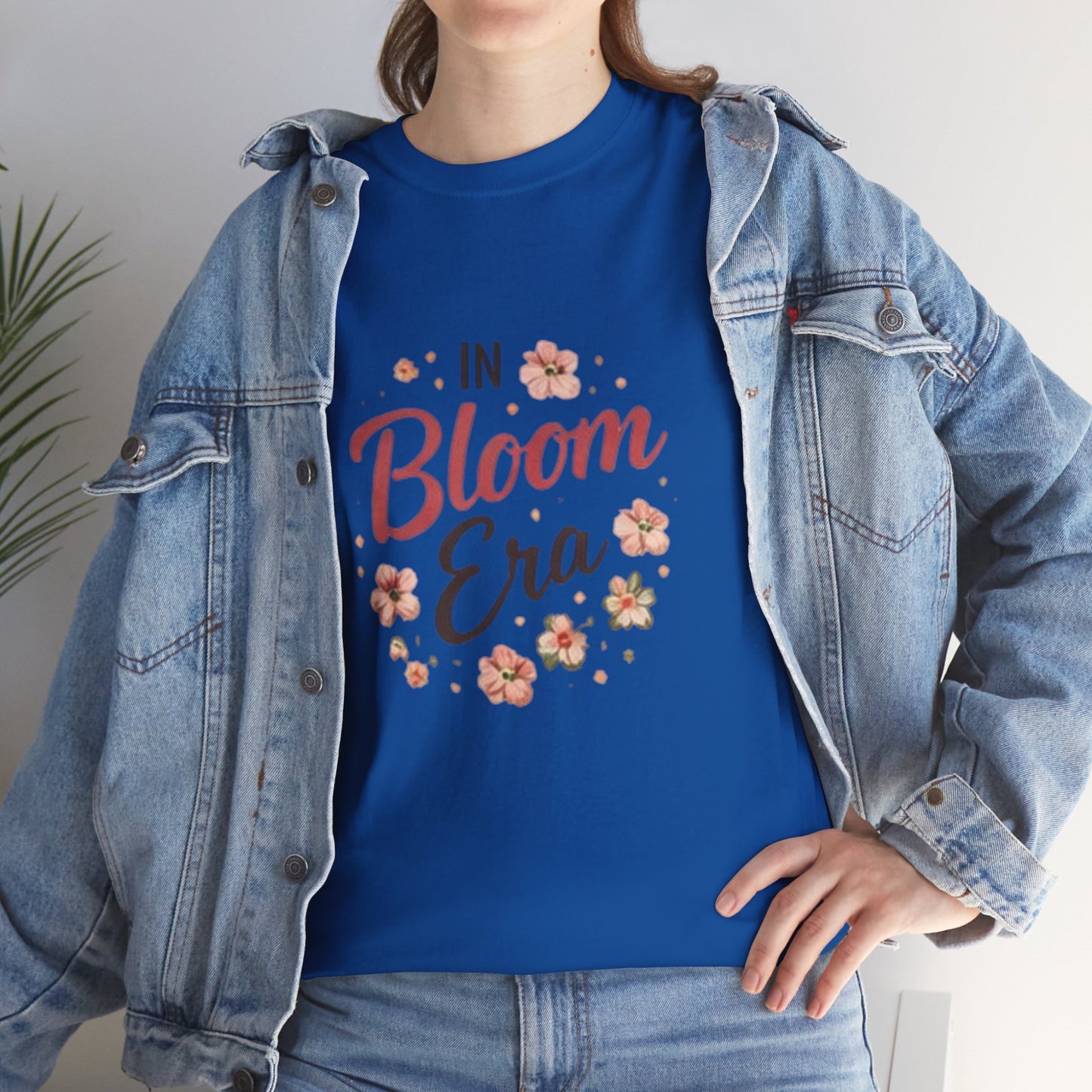 In Bloom Era T-Shirt –Bloom Minimalist Floral Aesthetic Tee, Cute Feminine Graphic Shirt