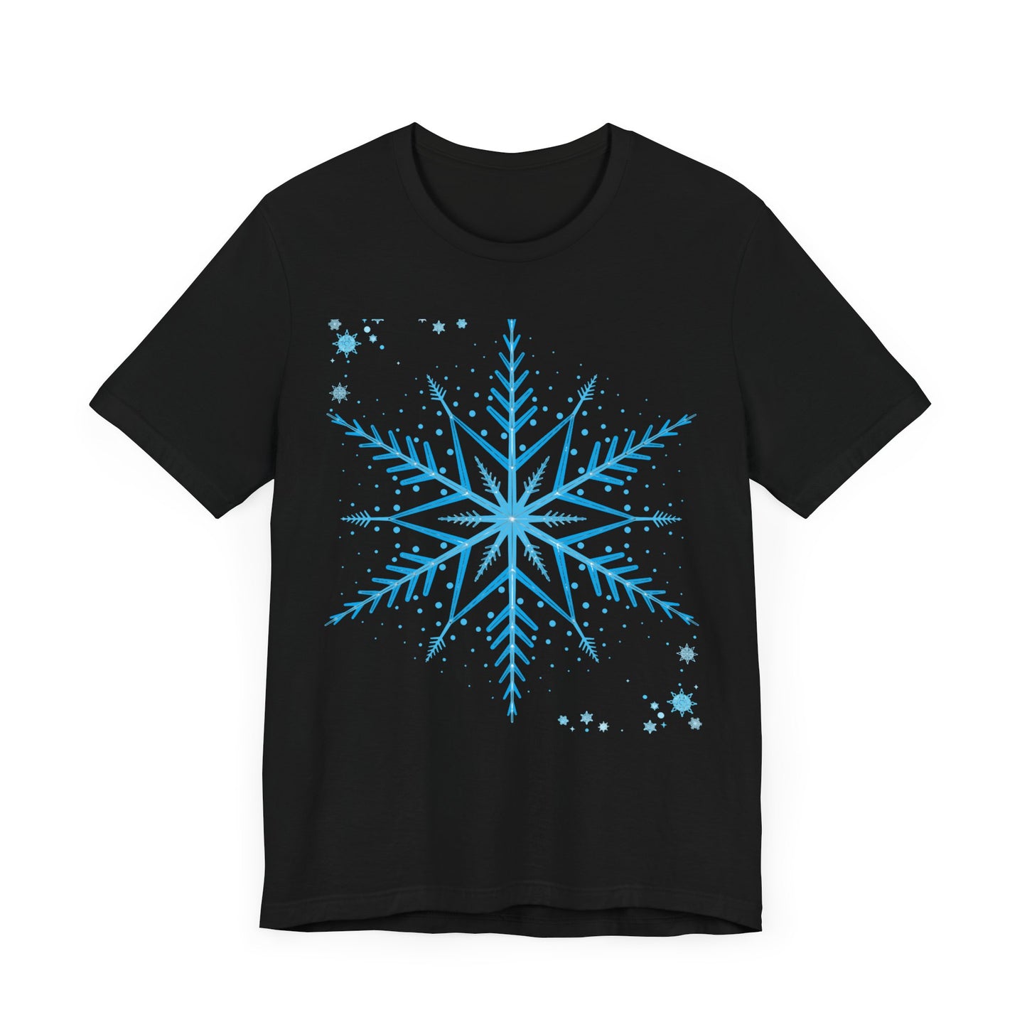 Snowflake T-Shirt – Winter Minimalist Aesthetic Tee