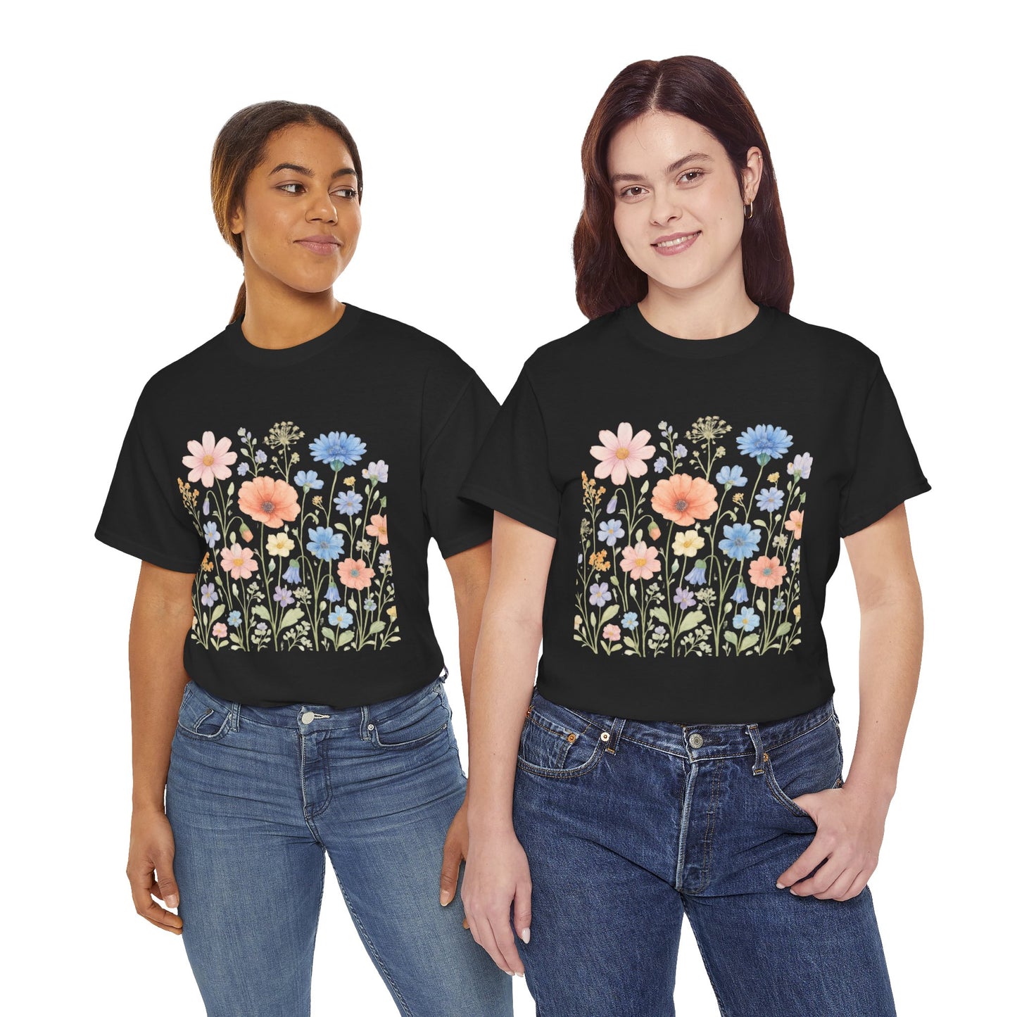 Wildflower Meadow T-Shirt – Nature Floral Aesthetic Tee
