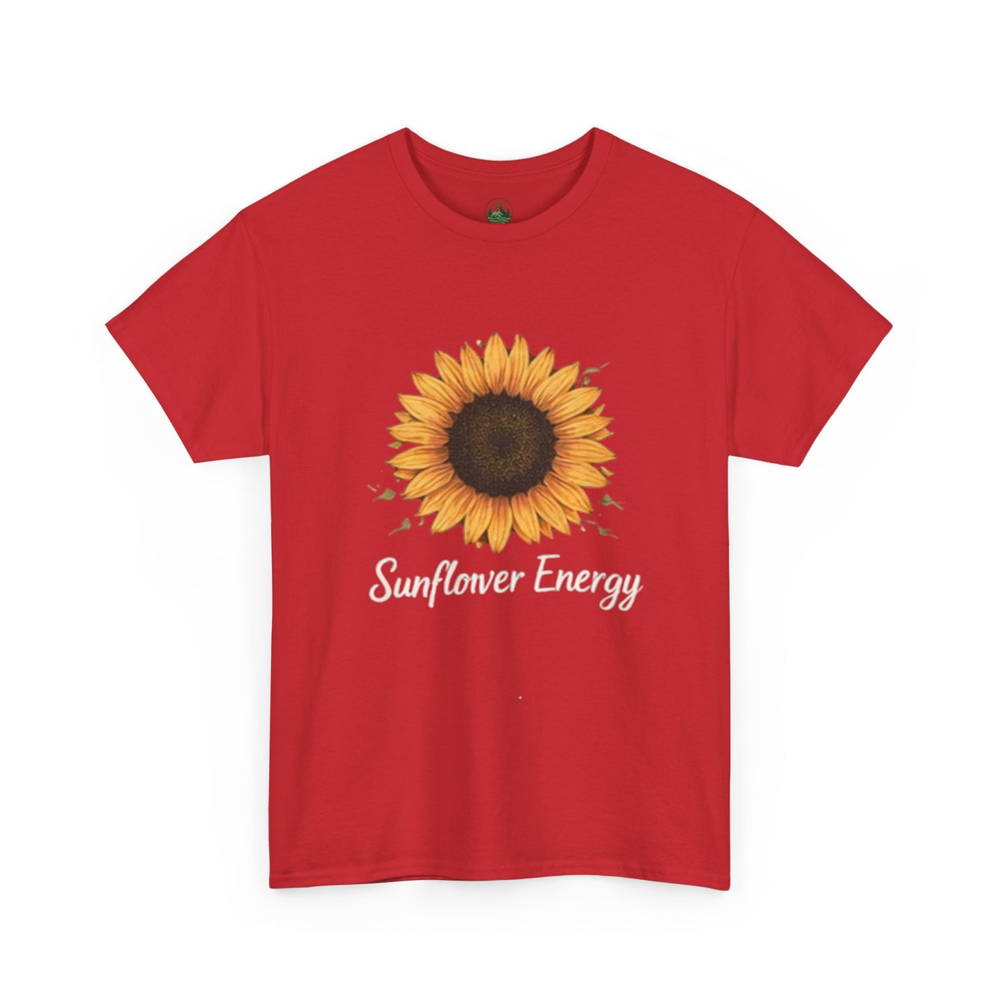 Sunflower Energy T- Shirt - Minimalist Nature Aesthetic Tee, Positive Vibes Graphic Shirt