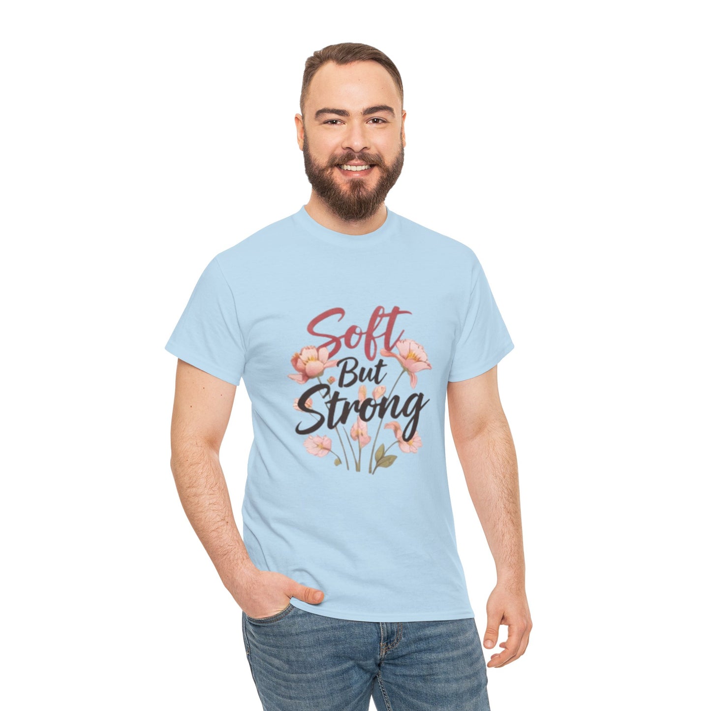 Soft but Strong Quote T- Shirt -Minimalist Aesthetic for Women