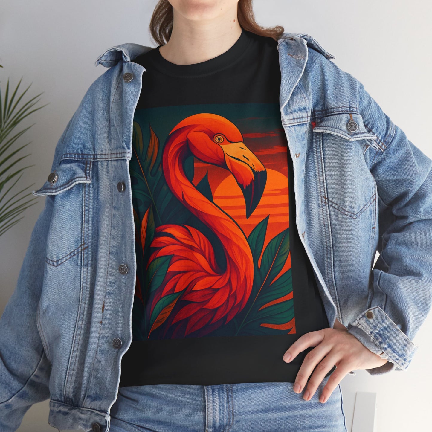 Tropical Animal Fusion T-Shirt – Exotic Nature Graphic Tee