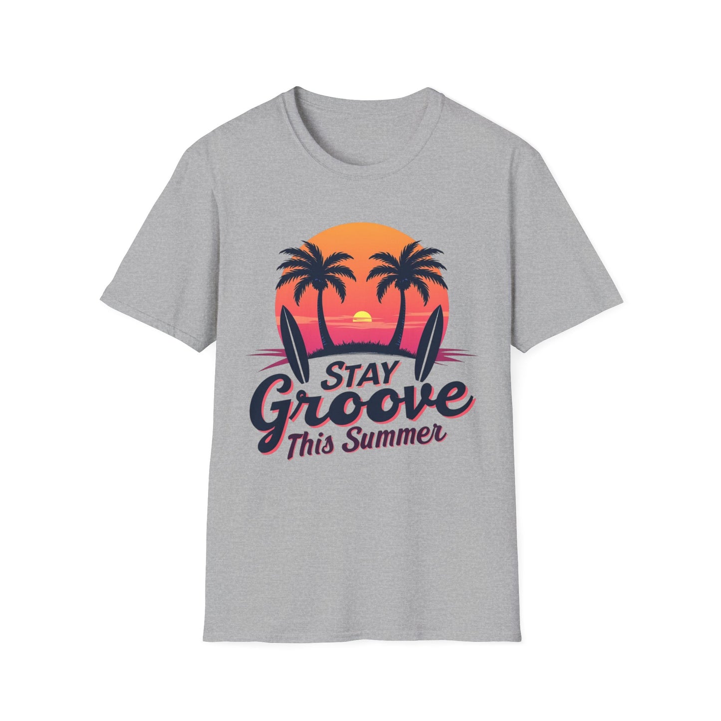 Stay Groovy Summer T-Shirt – Retro Vibe Graphic Tee