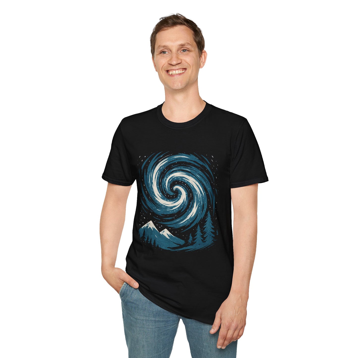 Snow Storm T-Shirt – Winter Nature Aesthetic Tee