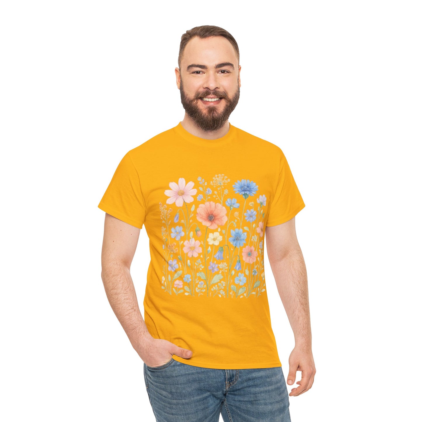 Wildflower Meadow T-Shirt – Nature Floral Aesthetic Tee