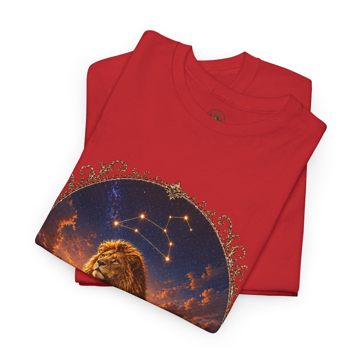Leo Zodiac T-Shirt – Majestic Lion Cosmic Design | Bold Astrology Power Tee