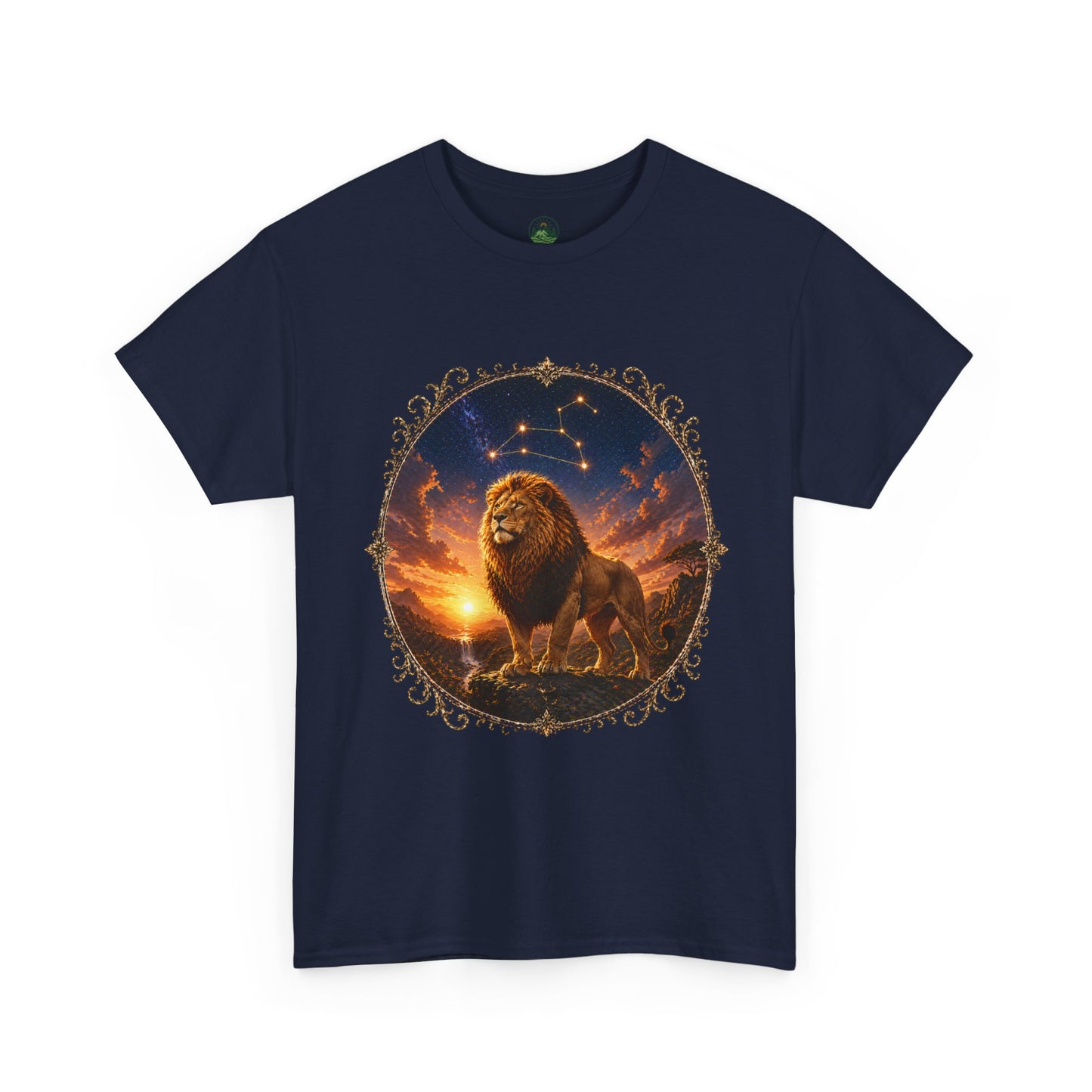 Leo Zodiac T-Shirt – Majestic Lion Cosmic Design | Bold Astrology Power Tee