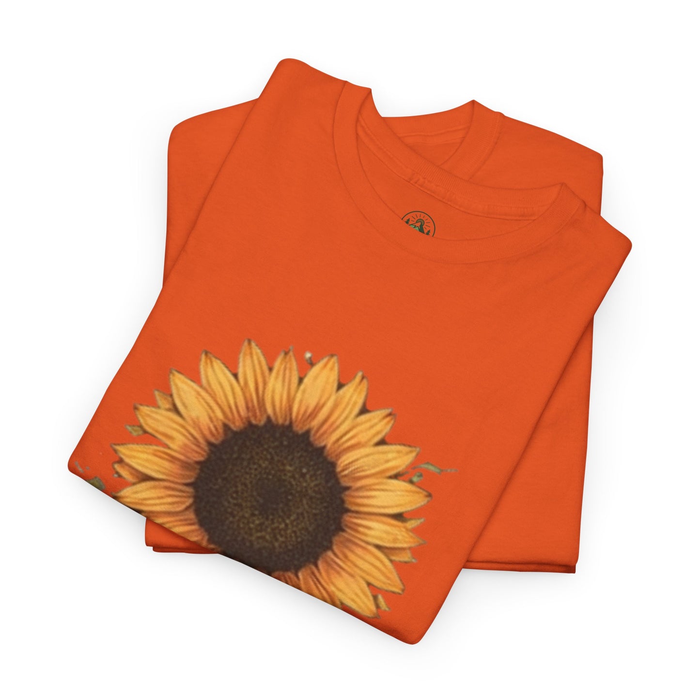 Sunflower Energy T- Shirt - Minimalist Nature Aesthetic Tee, Positive Vibes Graphic Shirt