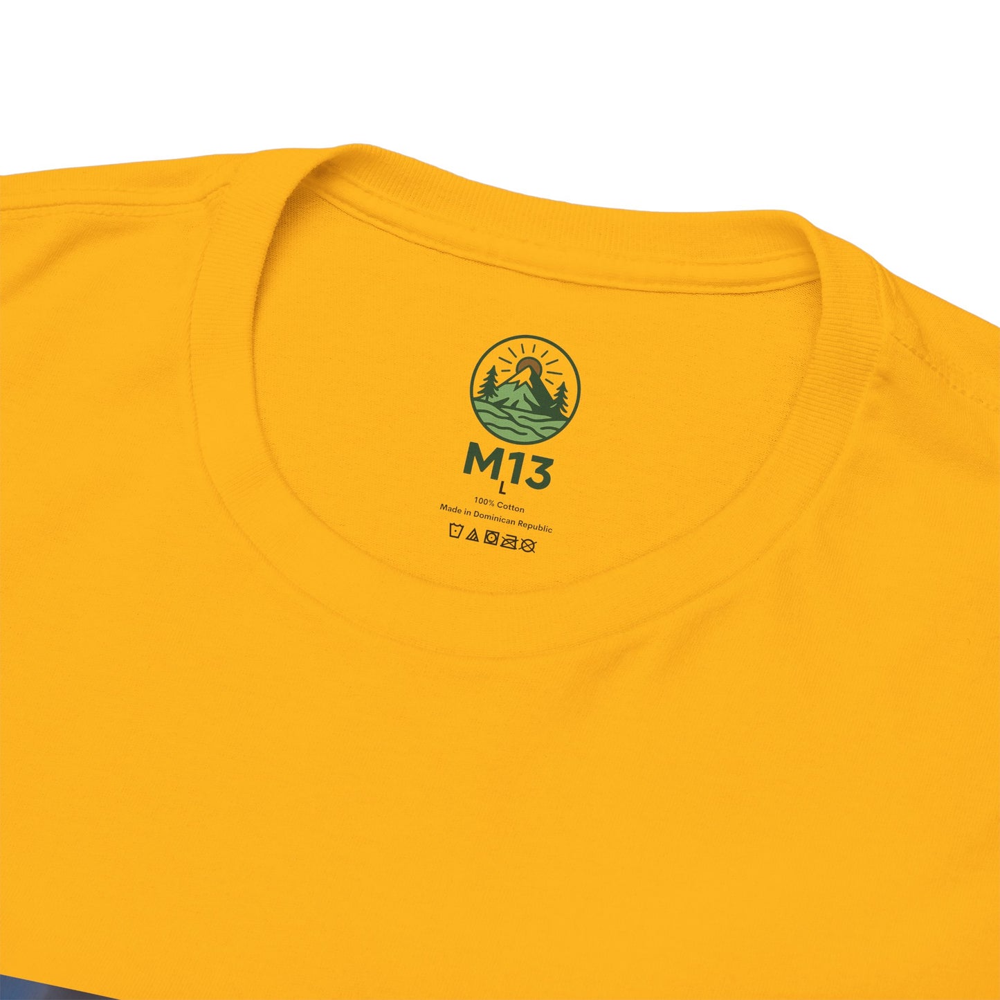 Wildflower Mountain Landscape T-Shirt – Minimalist Nature Graphic Tee