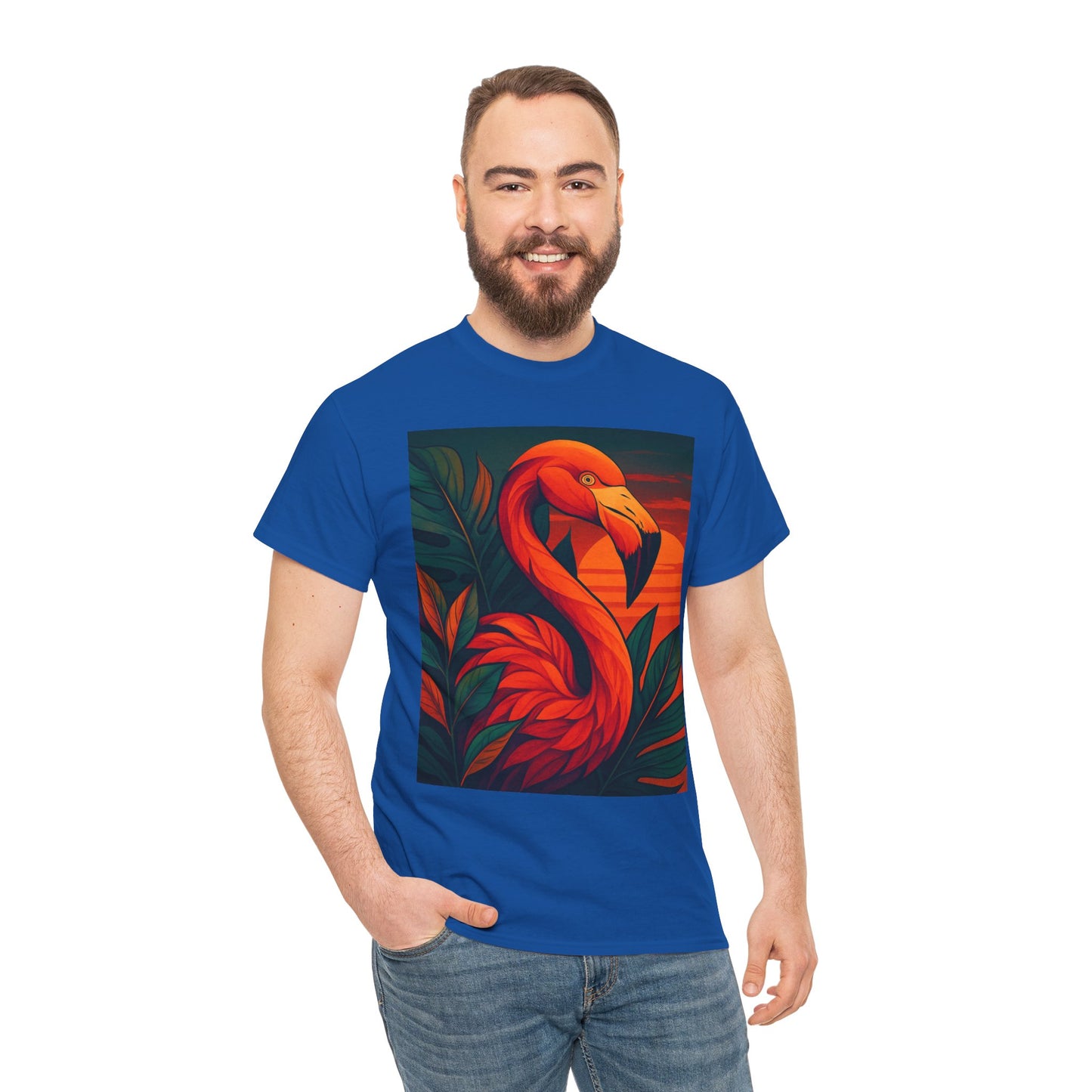 Tropical Animal Fusion T-Shirt – Exotic Nature Graphic Tee