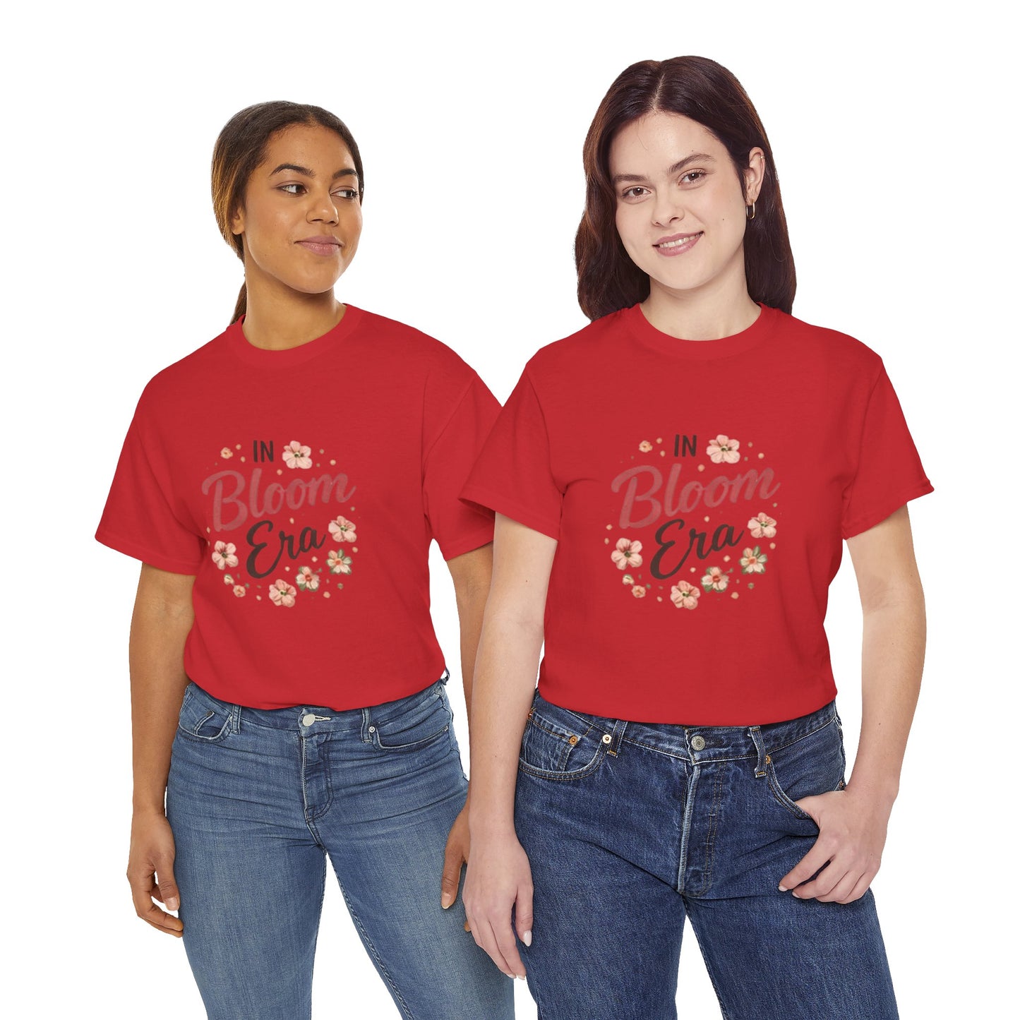 In Bloom Era T-Shirt –Bloom Minimalist Floral Aesthetic Tee, Cute Feminine Graphic Shirt