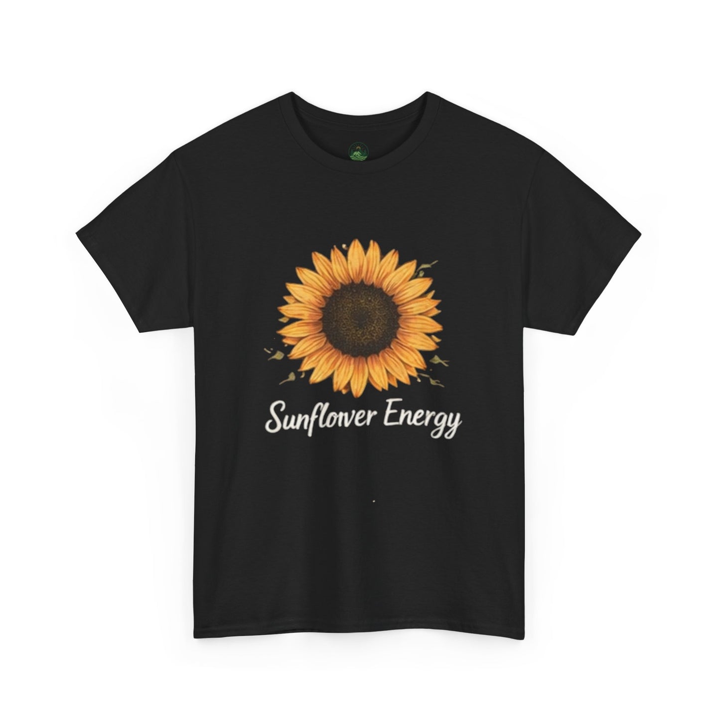 Sunflower Energy T- Shirt - Minimalist Nature Aesthetic Tee, Positive Vibes Graphic Shirt