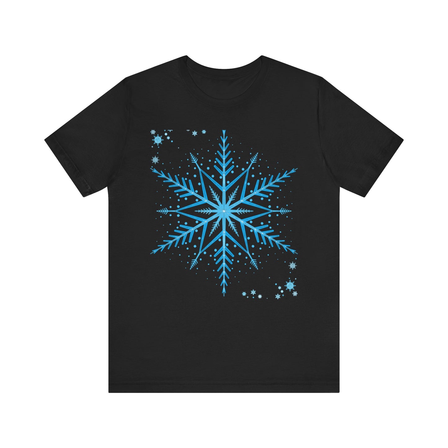 Snowflake T-Shirt – Winter Minimalist Aesthetic Tee