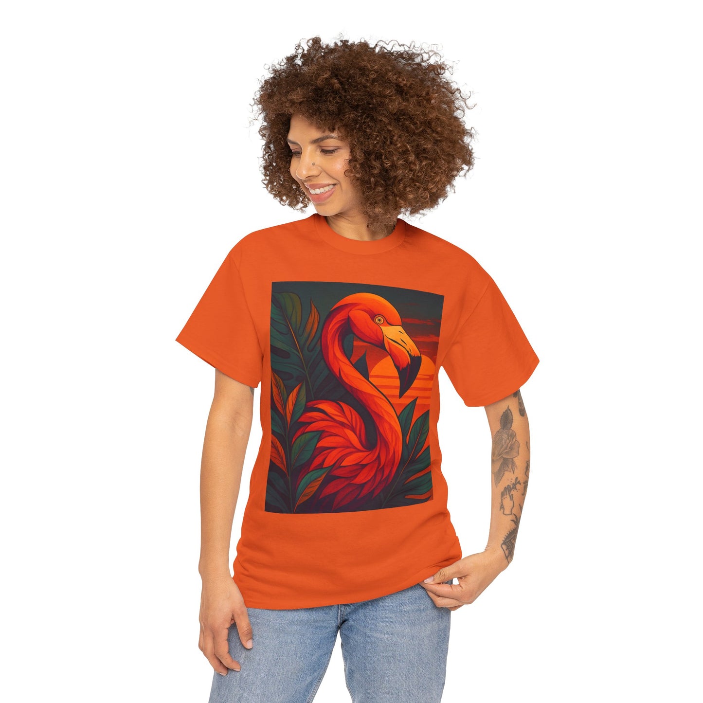 Tropical Animal Fusion T-Shirt – Exotic Nature Graphic Tee