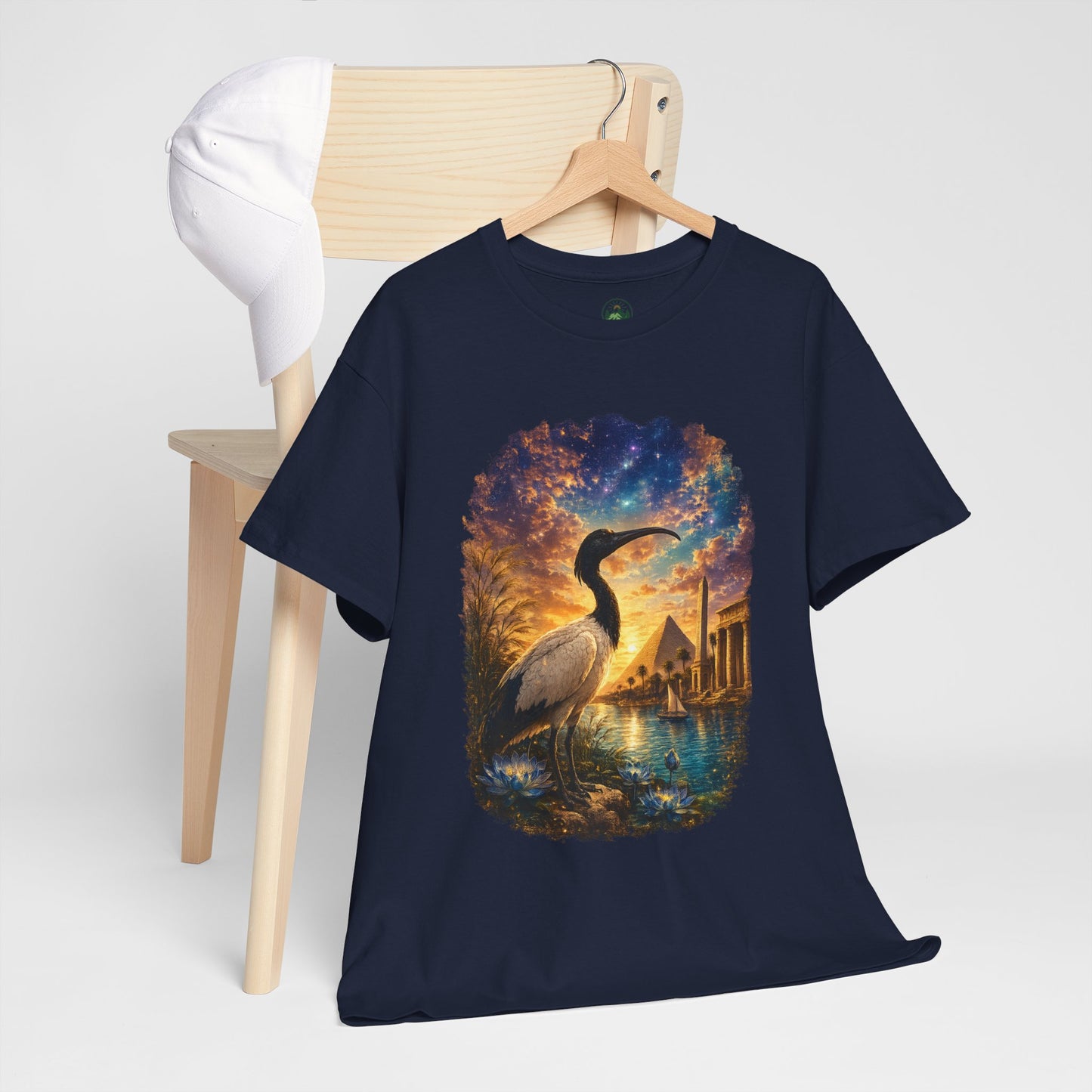 Spirit of Ancient Egypt – Sacred Ibis Nature T-Shirt | Egyptian Wildlife Graphic Tee