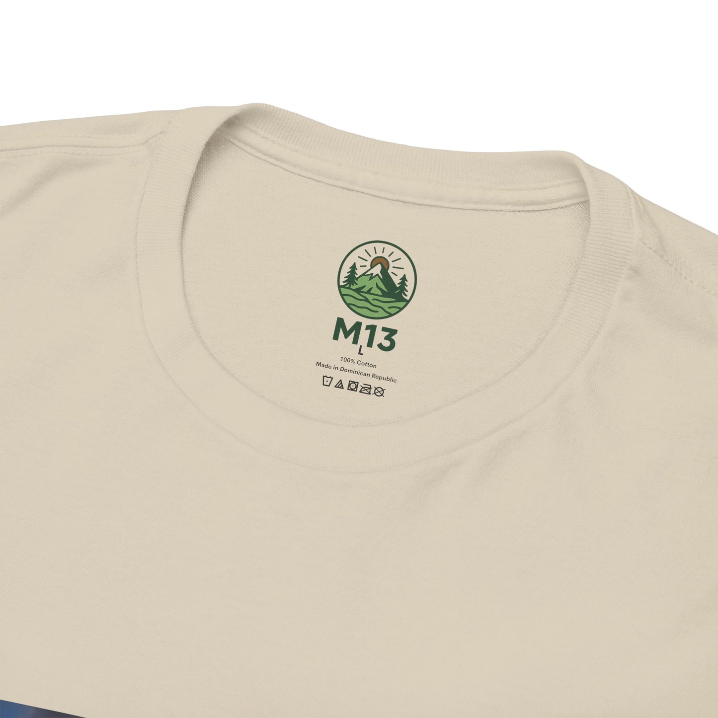 Wildflower Mountain Landscape T-Shirt – Minimalist Nature Graphic Tee