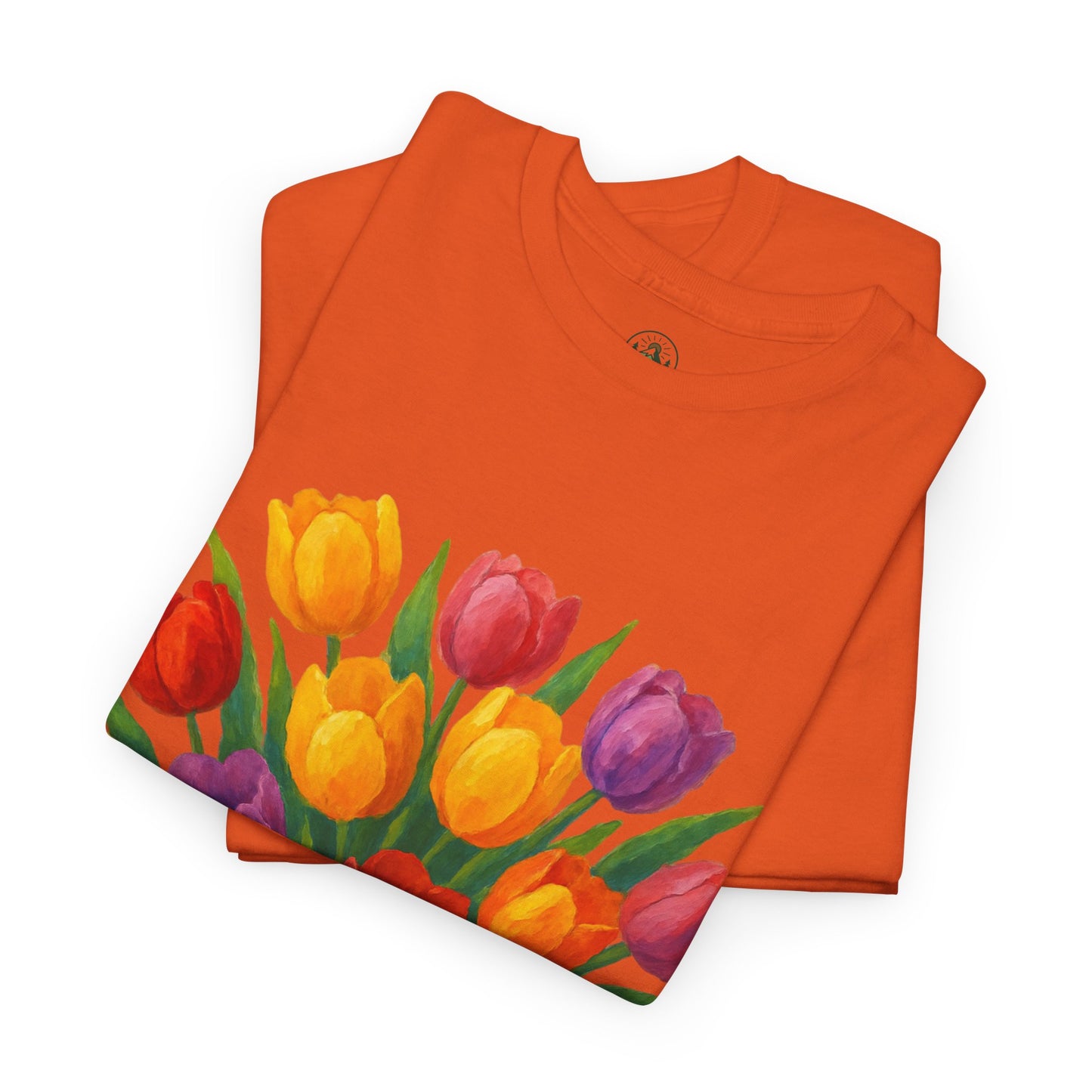 Spring Tulip Flower T- SHIRT - Vibrant Floral Aesthetic Tee