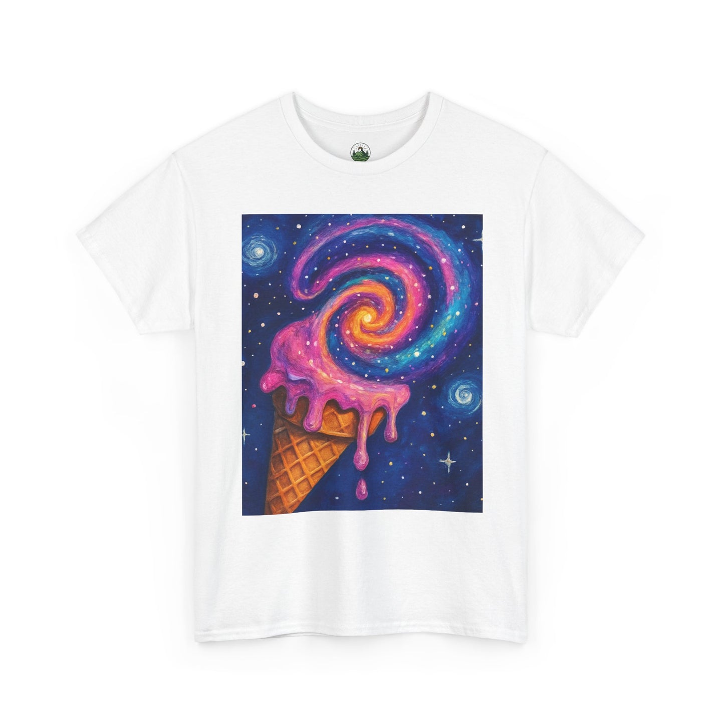 Ice Cream Galaxy T-Shirt – Fun Cosmic Aesthetic Tee