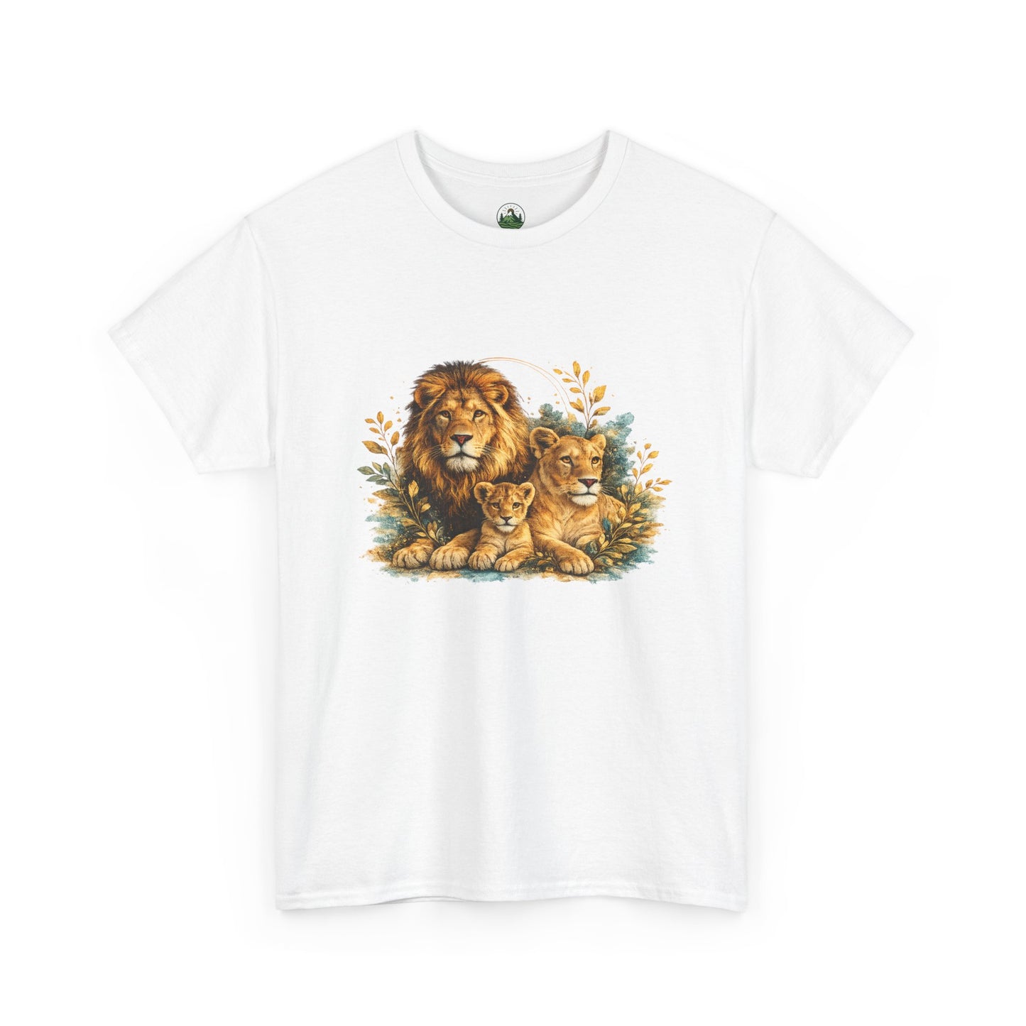 Lion Family T-Shirt – Majestic Wildlife Nature Design | Lion Pride Graphic Tee