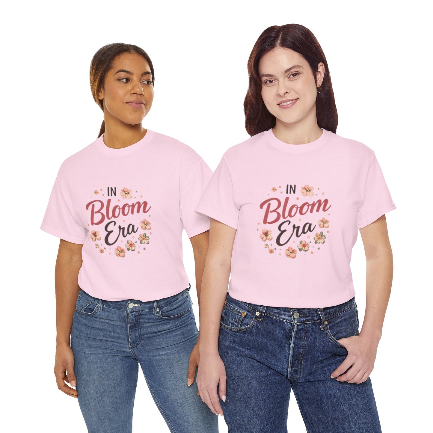 In Bloom Era T-Shirt –Bloom Minimalist Floral Aesthetic Tee, Cute Feminine Graphic Shirt