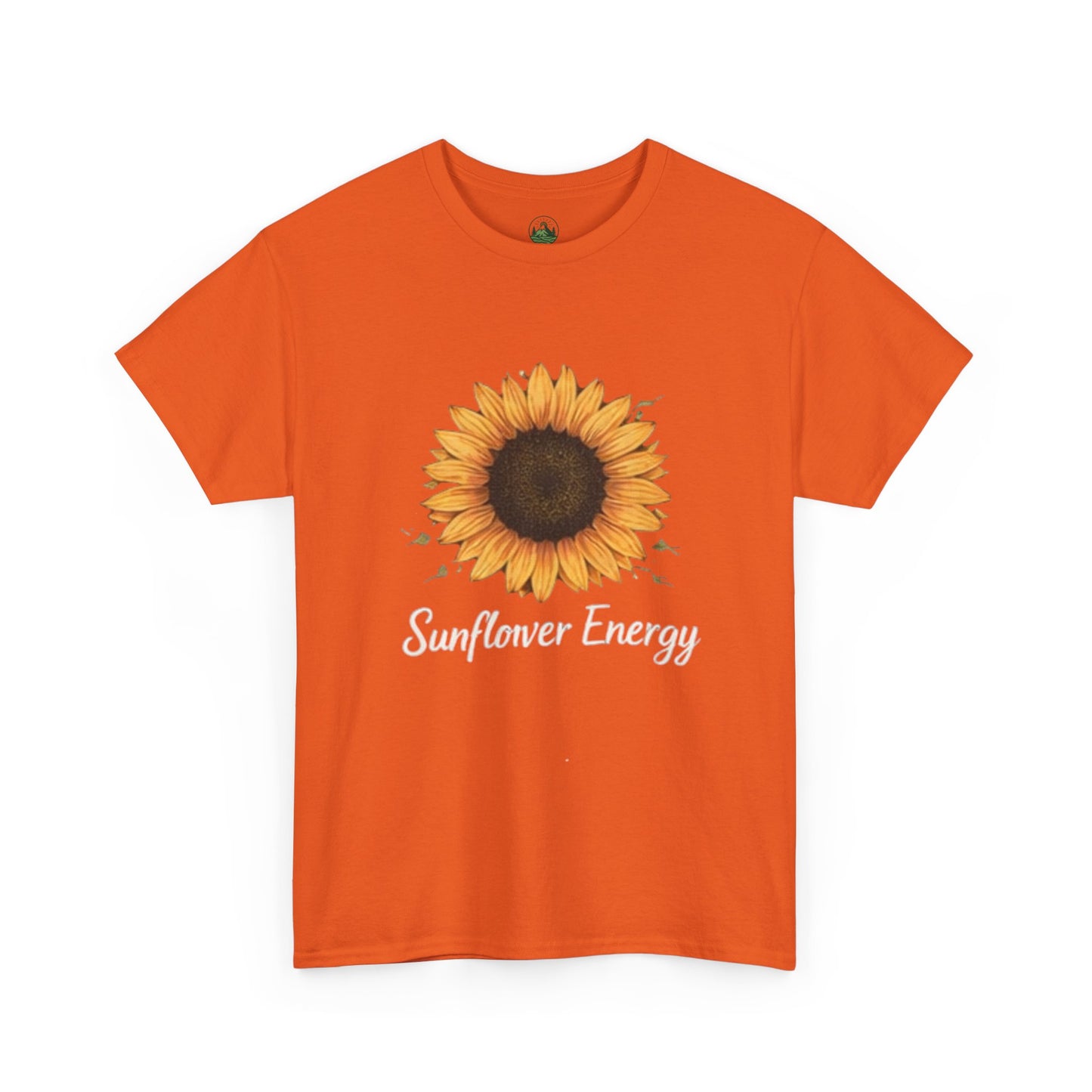 Sunflower Energy T- Shirt - Minimalist Nature Aesthetic Tee, Positive Vibes Graphic Shirt
