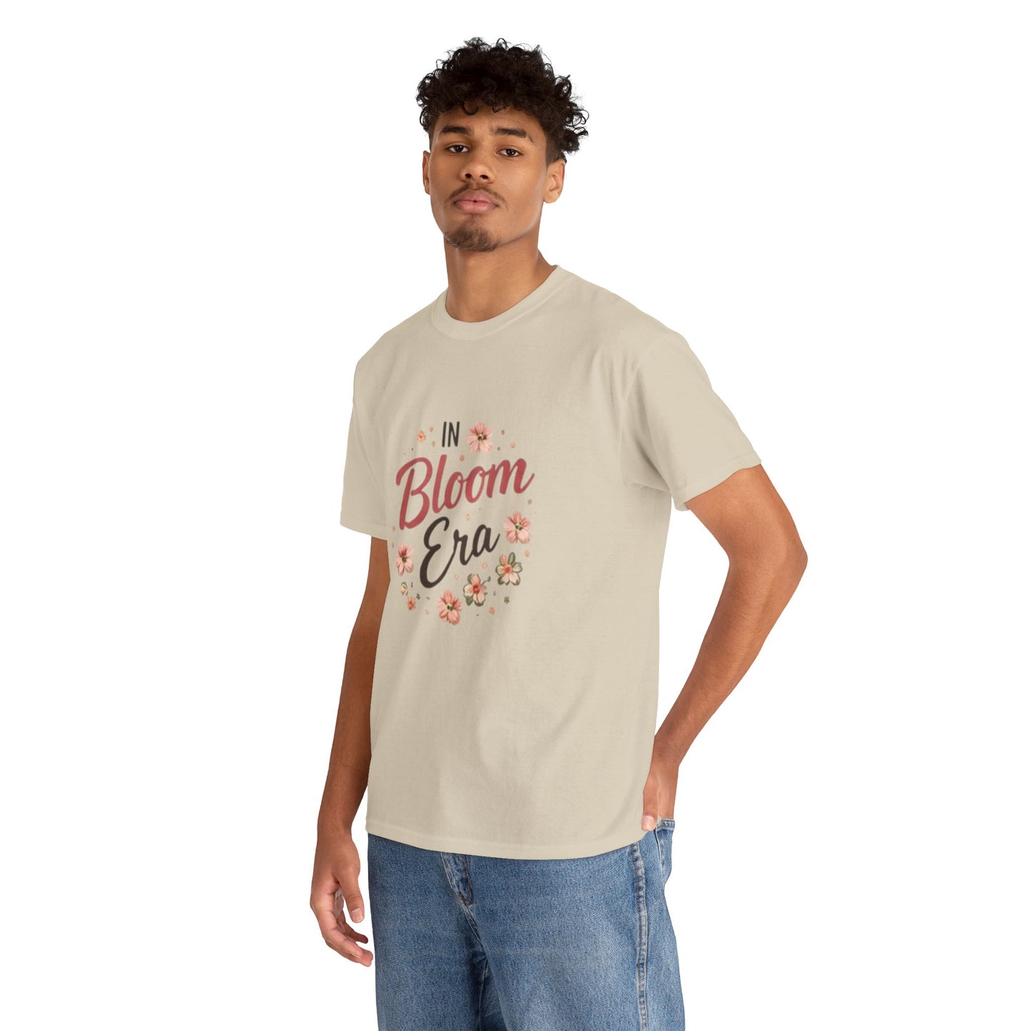 In Bloom Era T-Shirt –Bloom Minimalist Floral Aesthetic Tee, Cute Feminine Graphic Shirt
