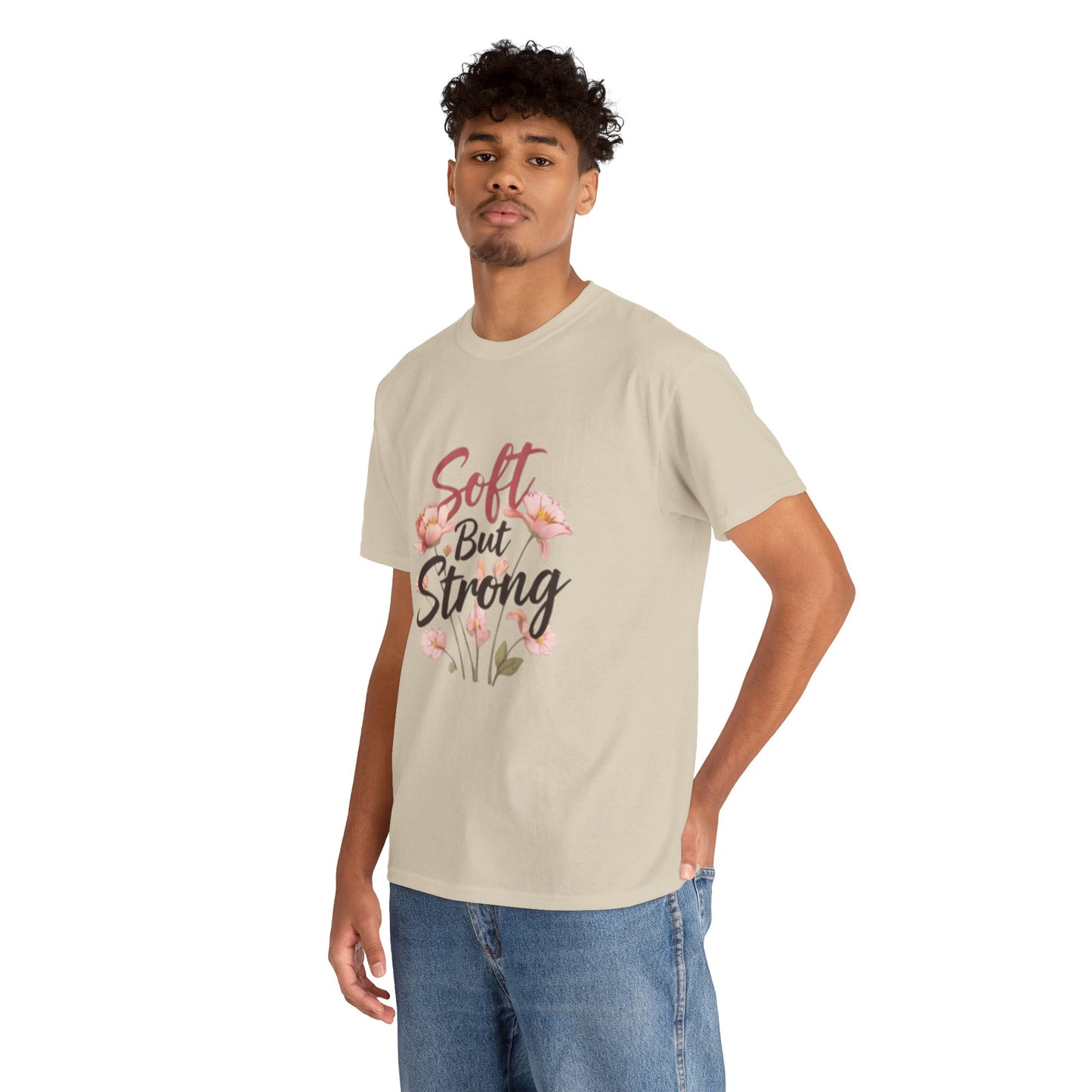 Soft but Strong Quote T- Shirt -Minimalist Aesthetic for Women