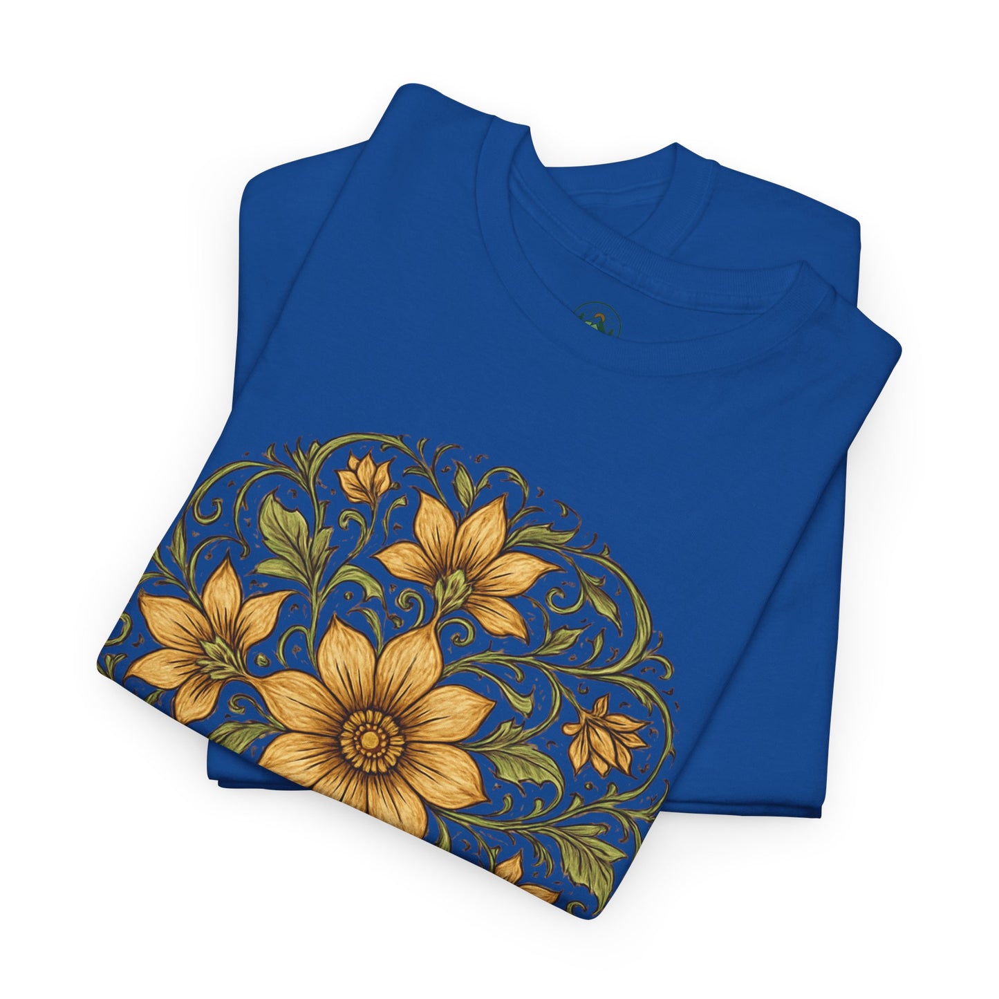 Spring Awakening Mandala T-Shirt – Boho Floral Aesthetic Tee