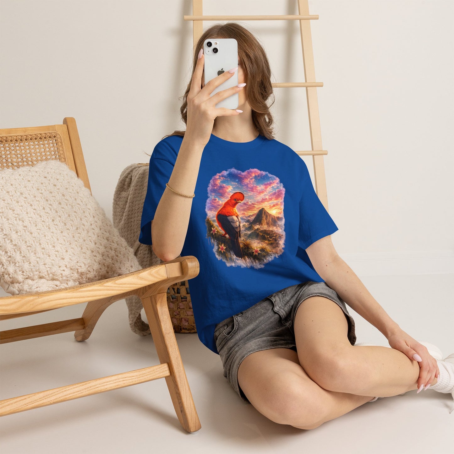 Spirit of the Andes – Machu Picchu Bird T-Shirt | Nature Graphic Tee