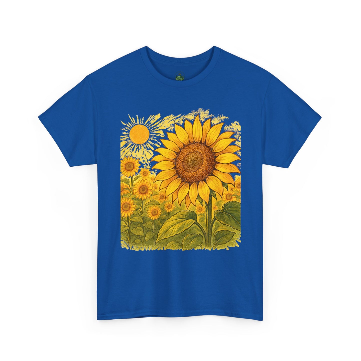 Sunflower Sunshine T-Shirt – Bright Floral Aesthetic Tee