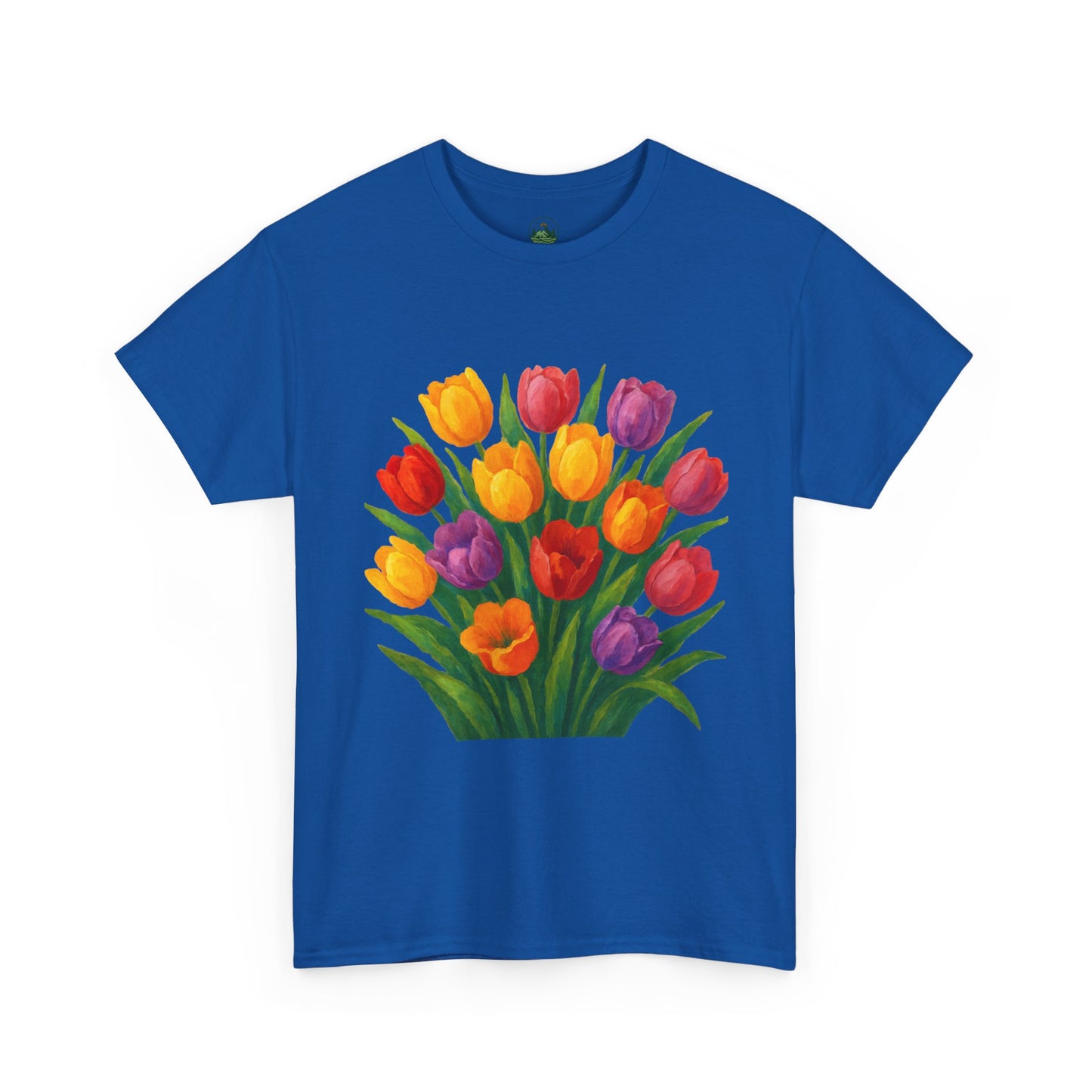 Spring Tulip Flower T- SHIRT - Vibrant Floral Aesthetic Tee