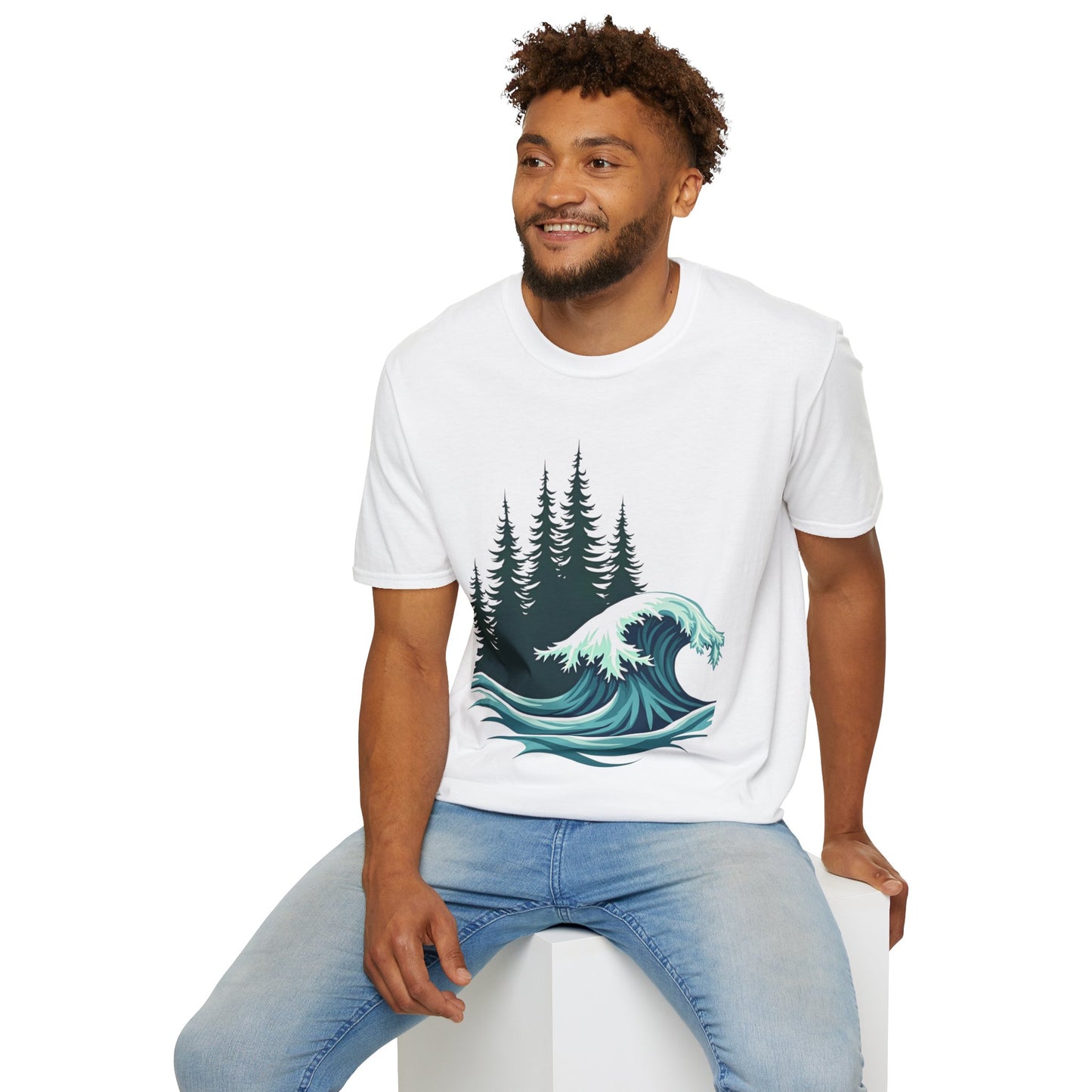 Forest & Sea T-Shirt – Nature Landscape Aesthetic Tee