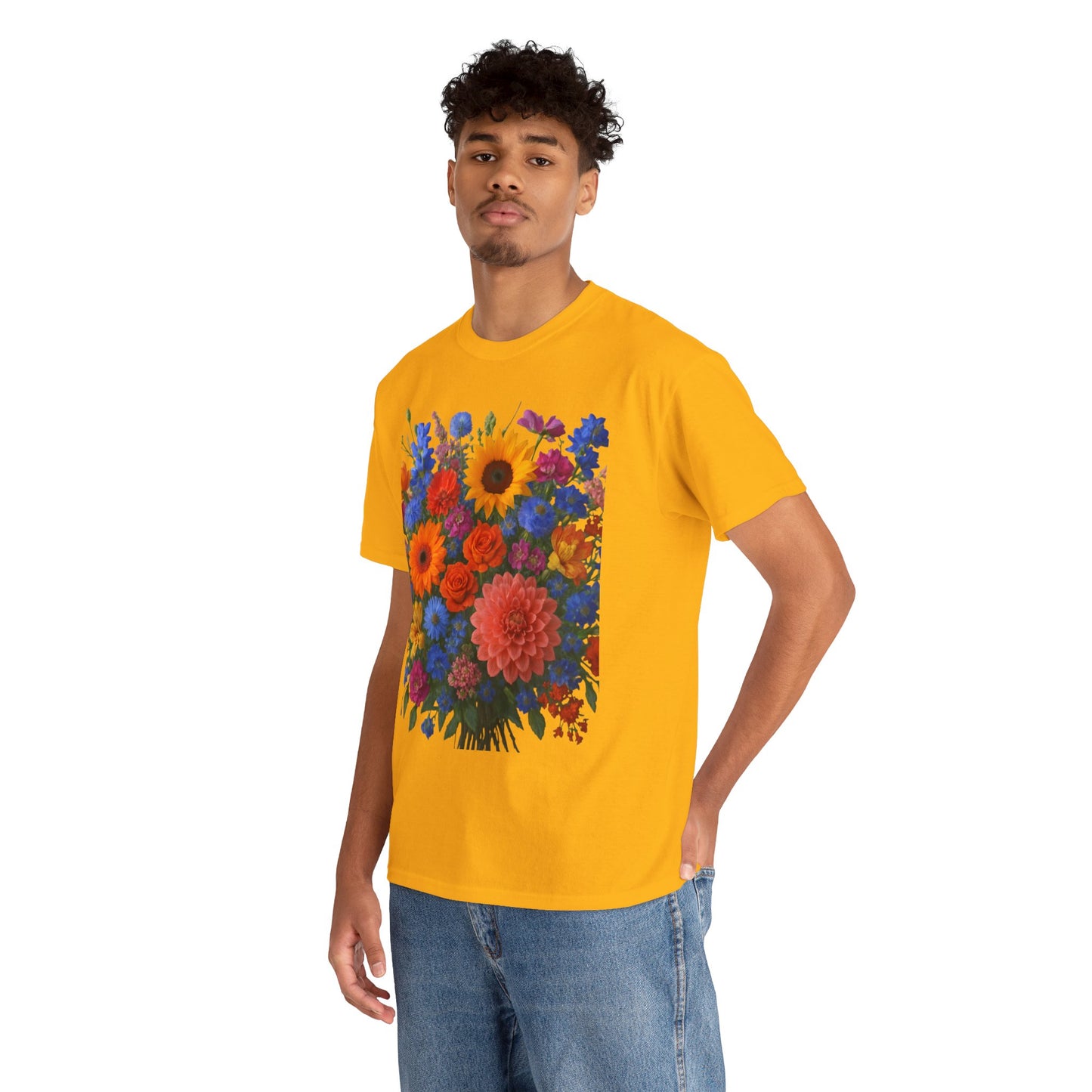 Garden Bouquet Flower T-Shirt – Summer Floral Aesthetic Tee