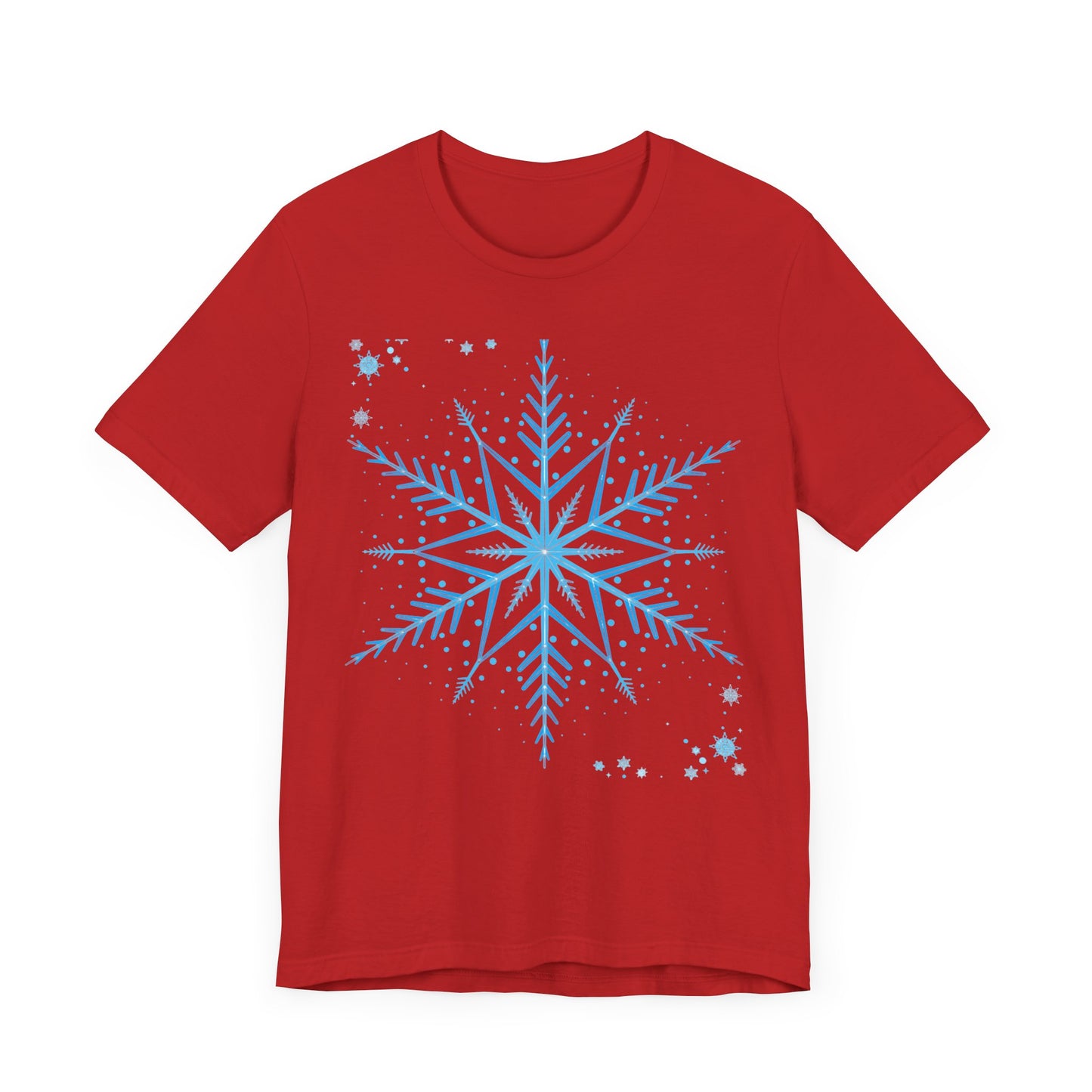 Snowflake T-Shirt – Winter Minimalist Aesthetic Tee