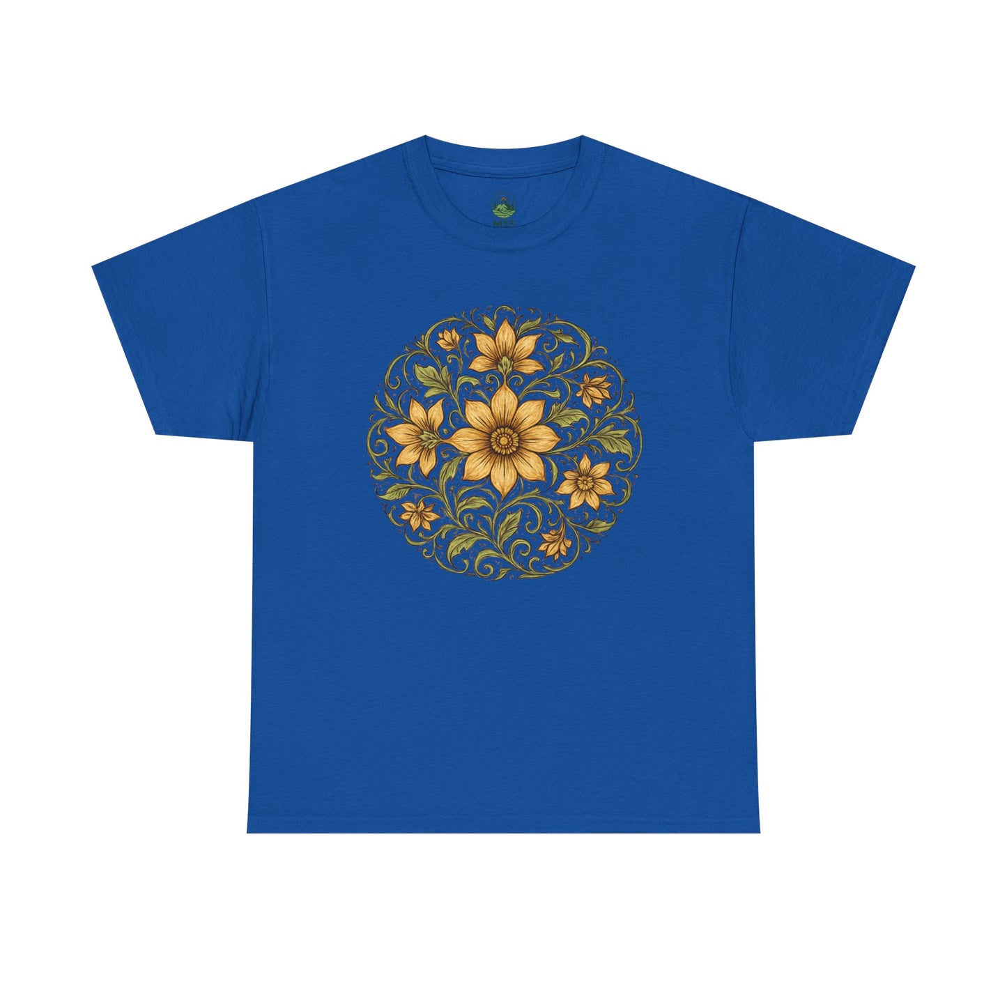 Spring Awakening Mandala T-Shirt – Boho Floral Aesthetic Tee