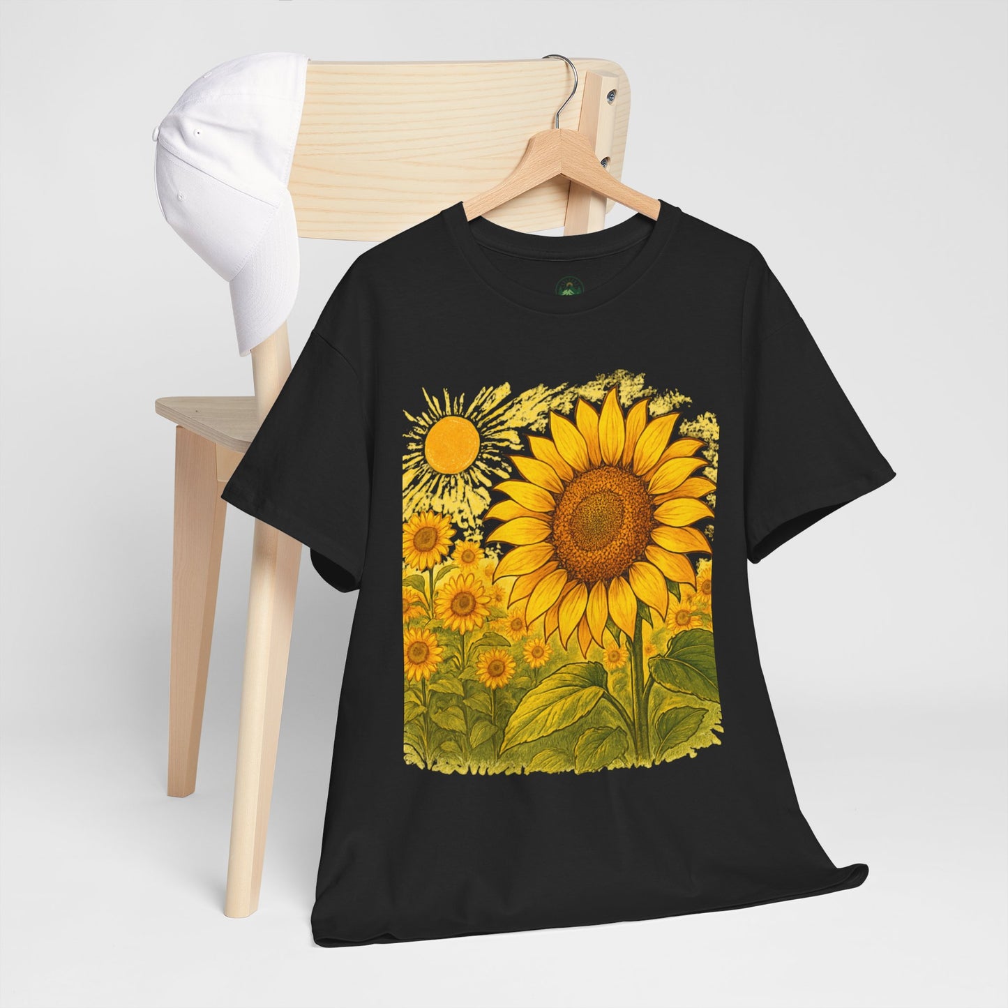 Sunflower Sunshine T-Shirt – Bright Floral Aesthetic Tee