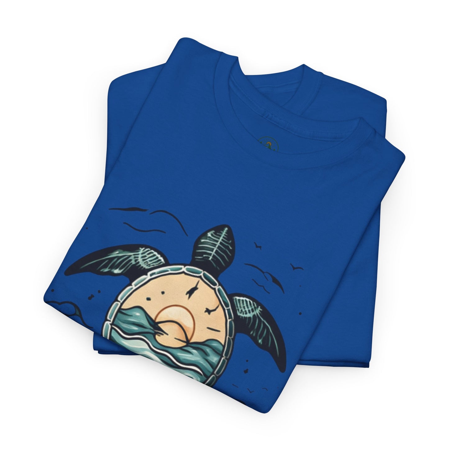 Slow Life Turtle Shirt – Aesthetic Ocean Tee for Relaxed Souls & Beach Lovers
