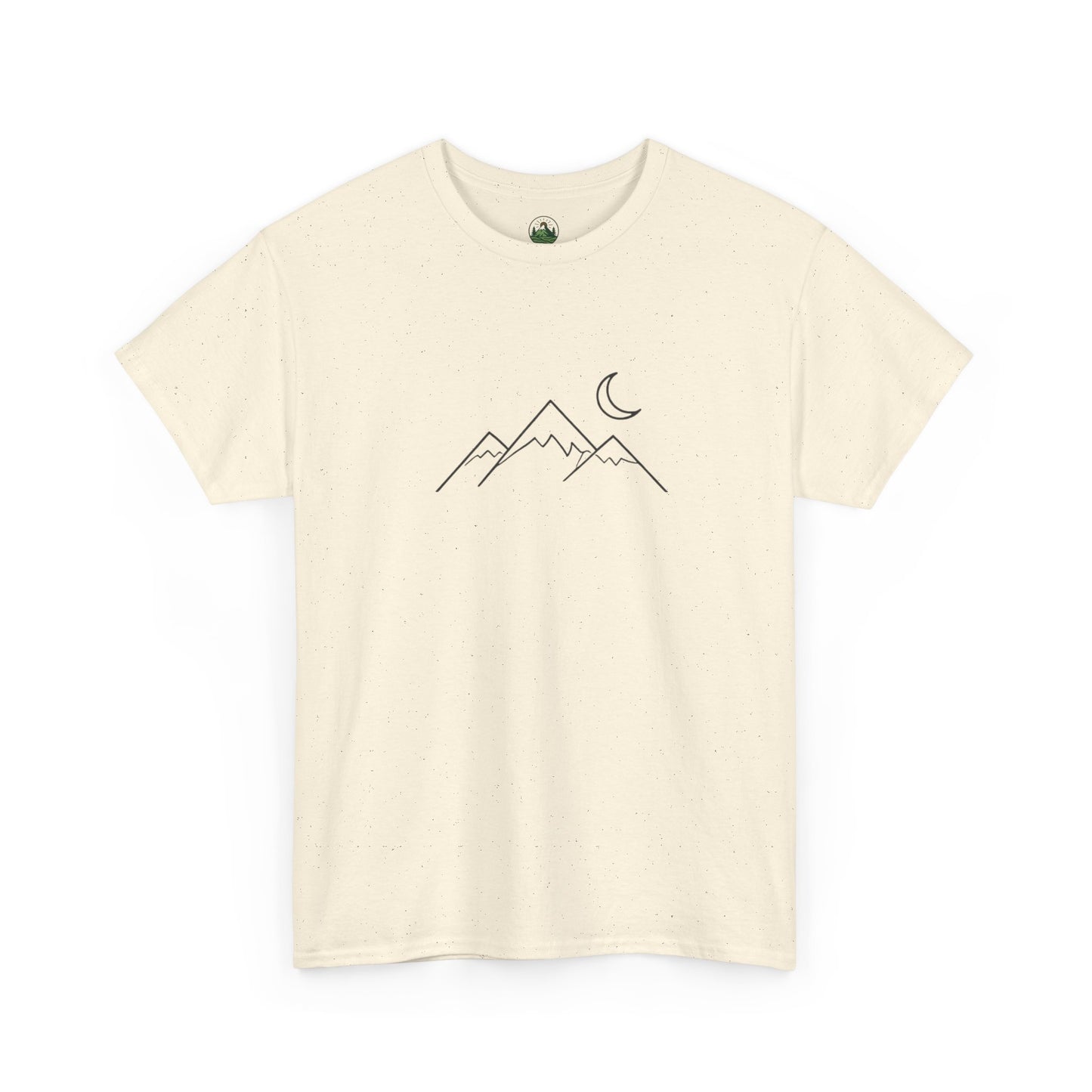 Mountain Moon T-Shirt – Minimalist Nature Night Aesthetic Tee
