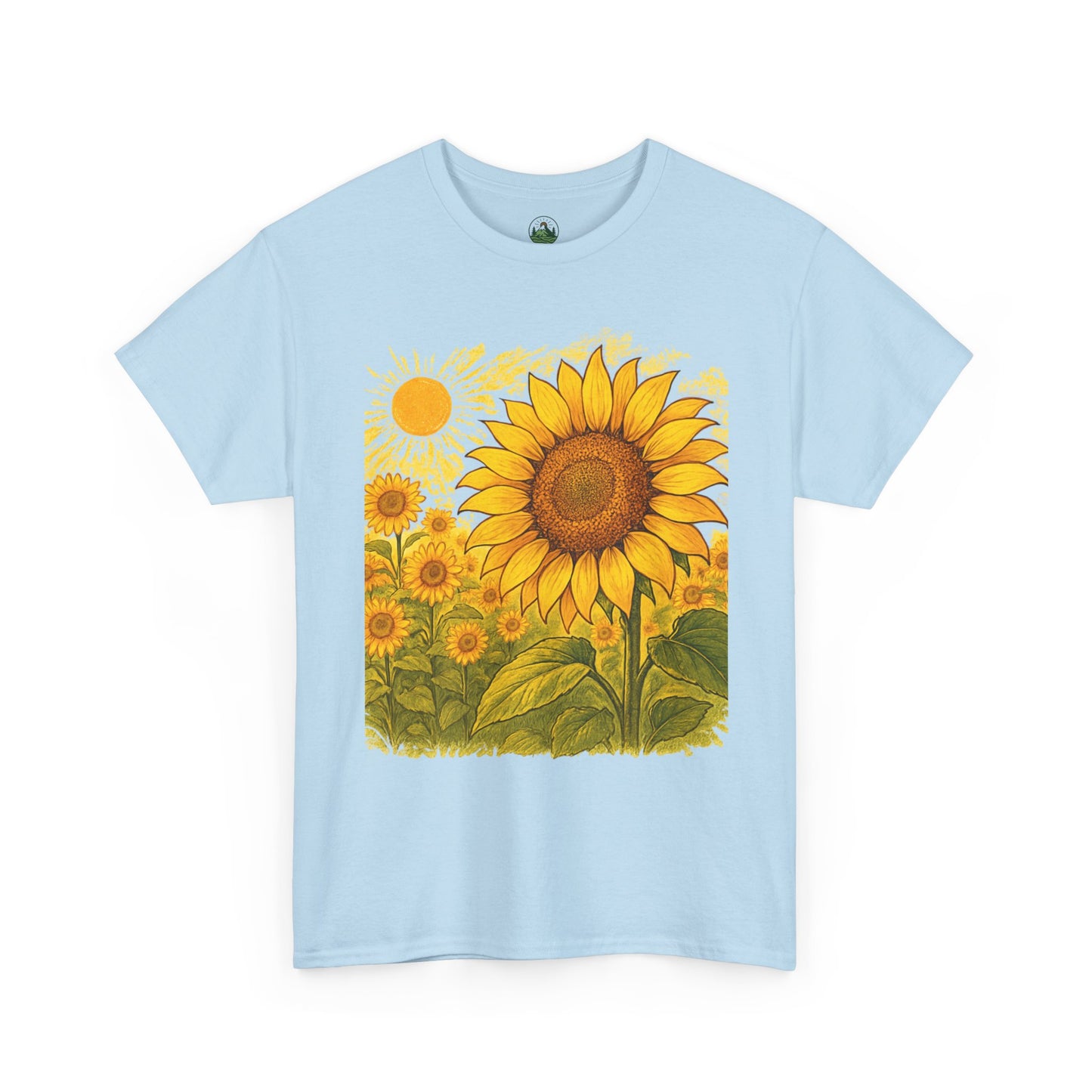 Sunflower Sunshine T-Shirt – Bright Floral Aesthetic Tee