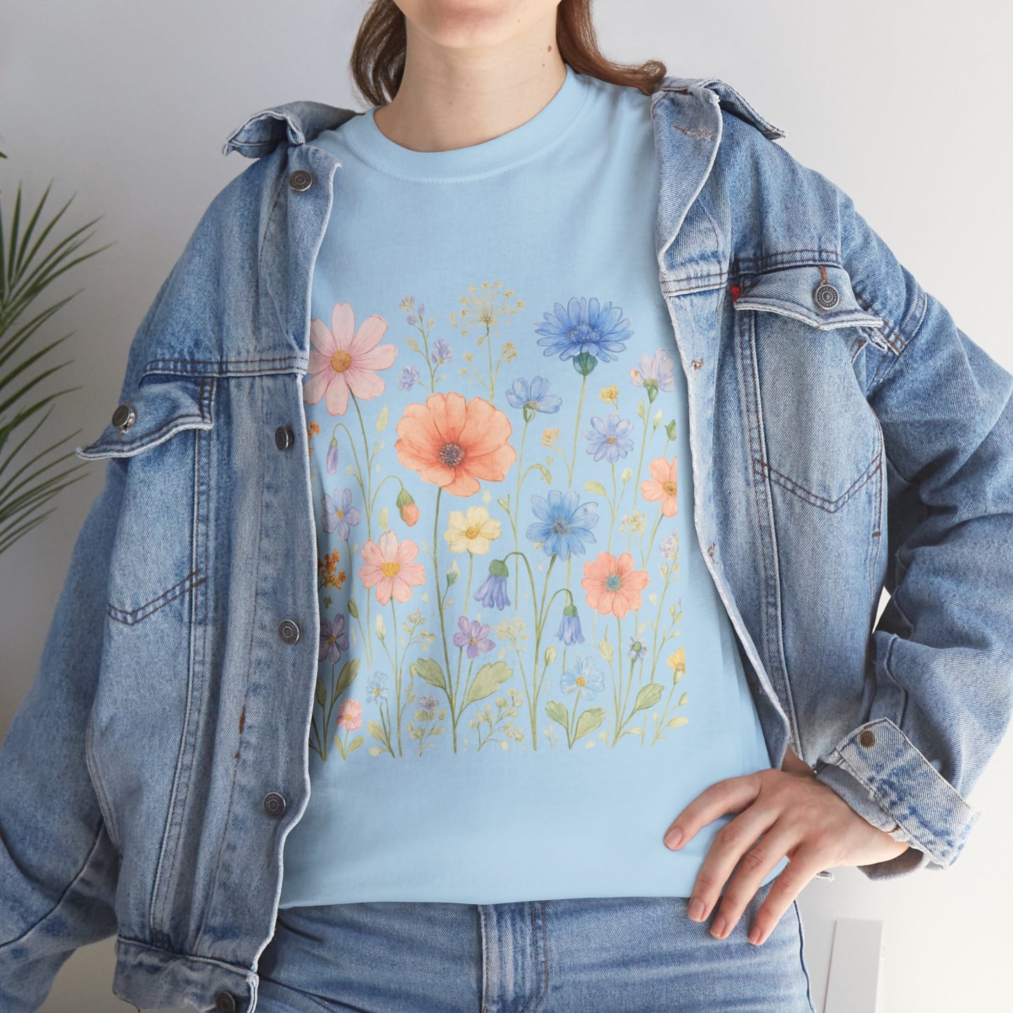 Wildflower Meadow T-Shirt – Nature Floral Aesthetic Tee