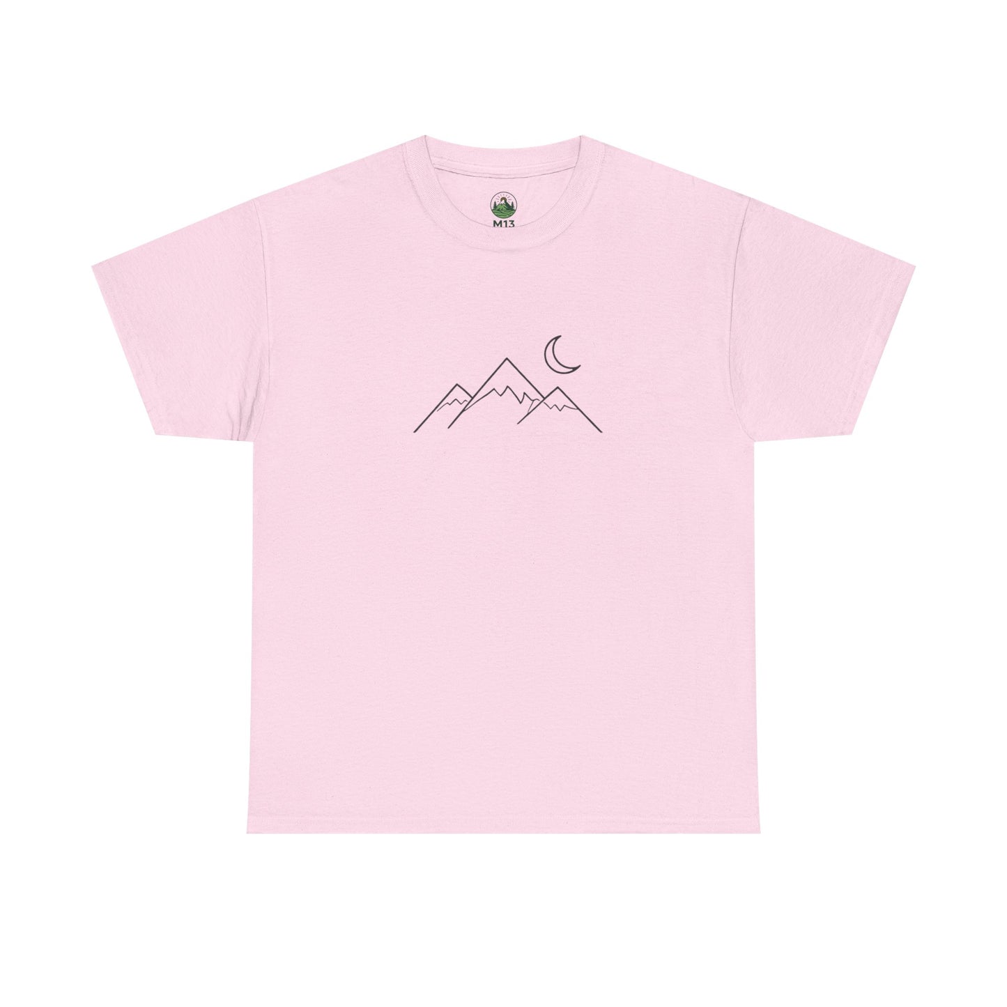 Mountain Moon T-Shirt – Minimalist Nature Night Aesthetic Tee