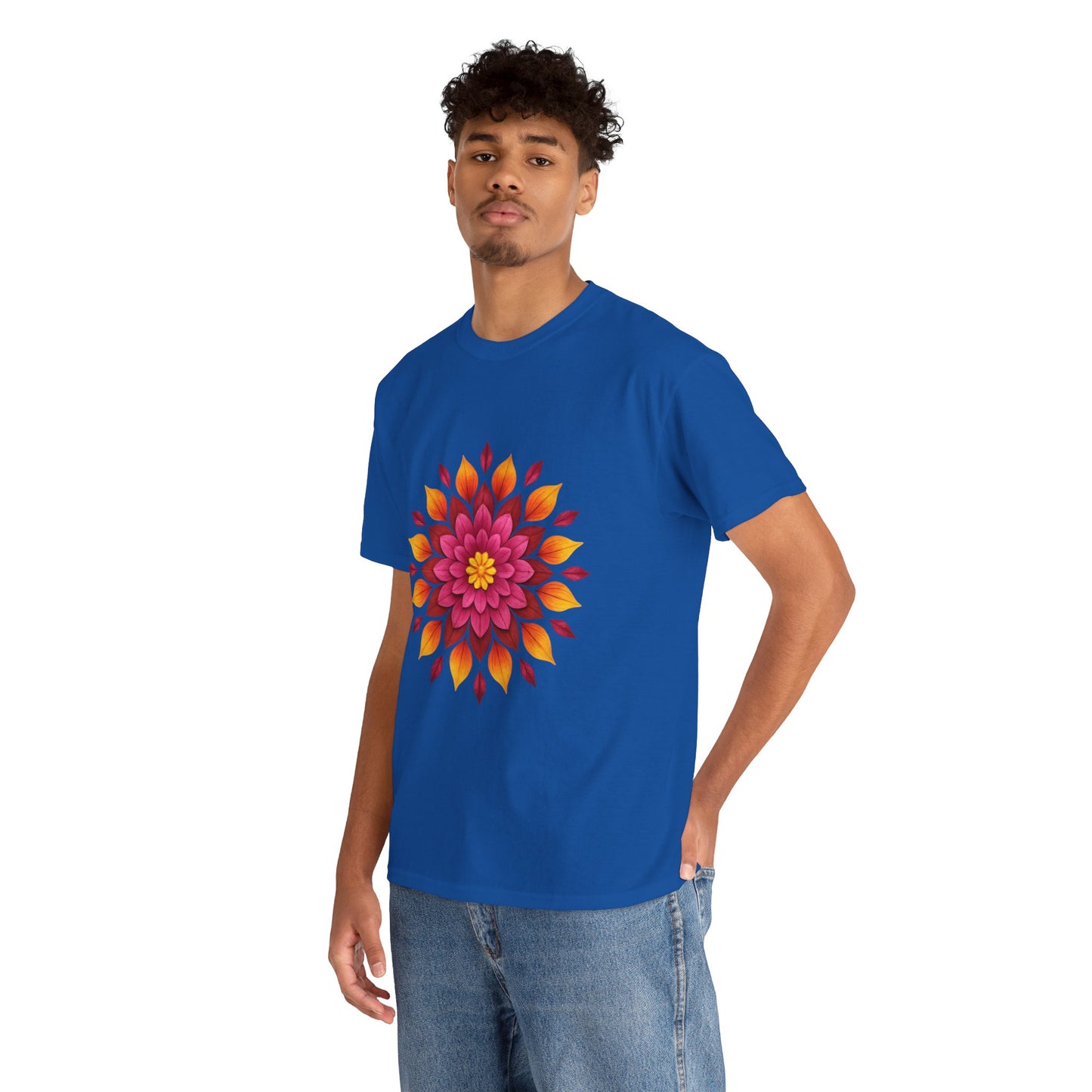 Floral Mandala T- Shirt -Boho Flower Aesthetic Tee