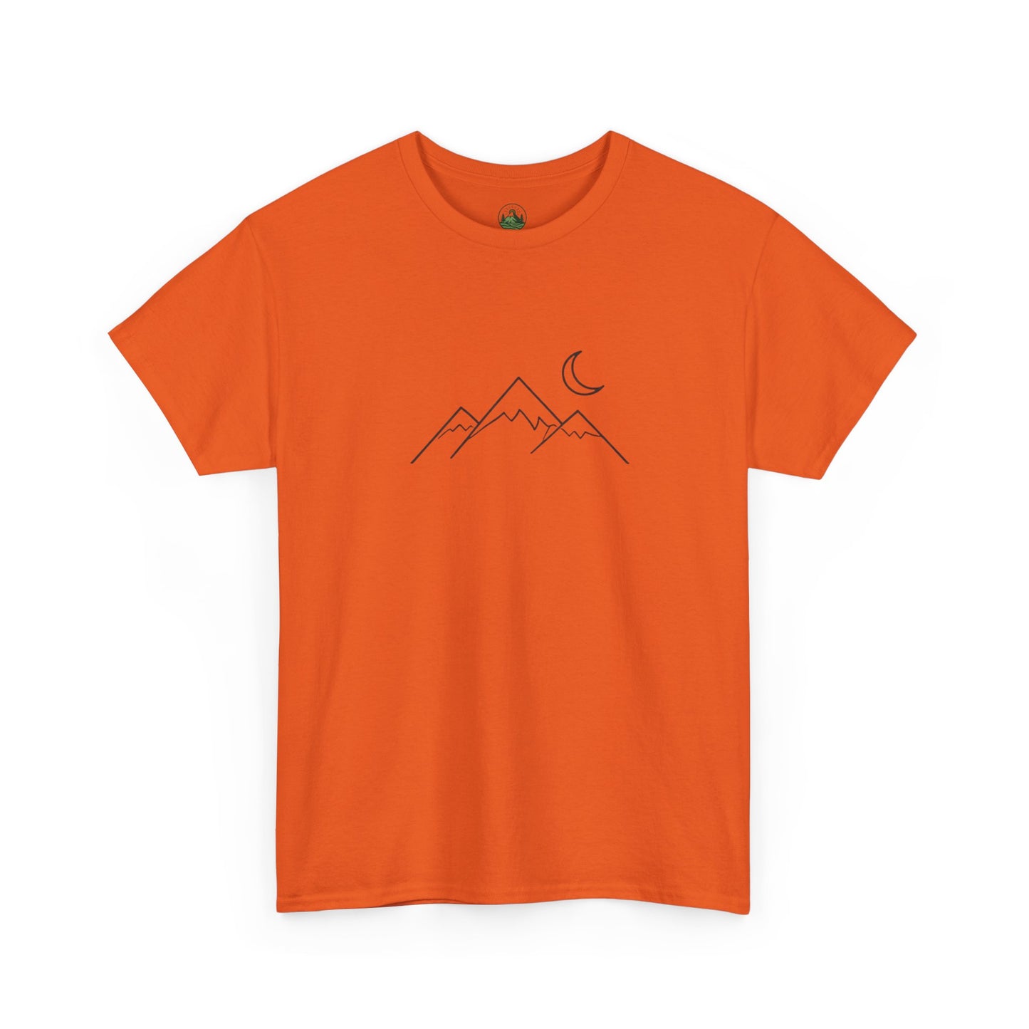 Mountain Moon T-Shirt – Minimalist Nature Night Aesthetic Tee