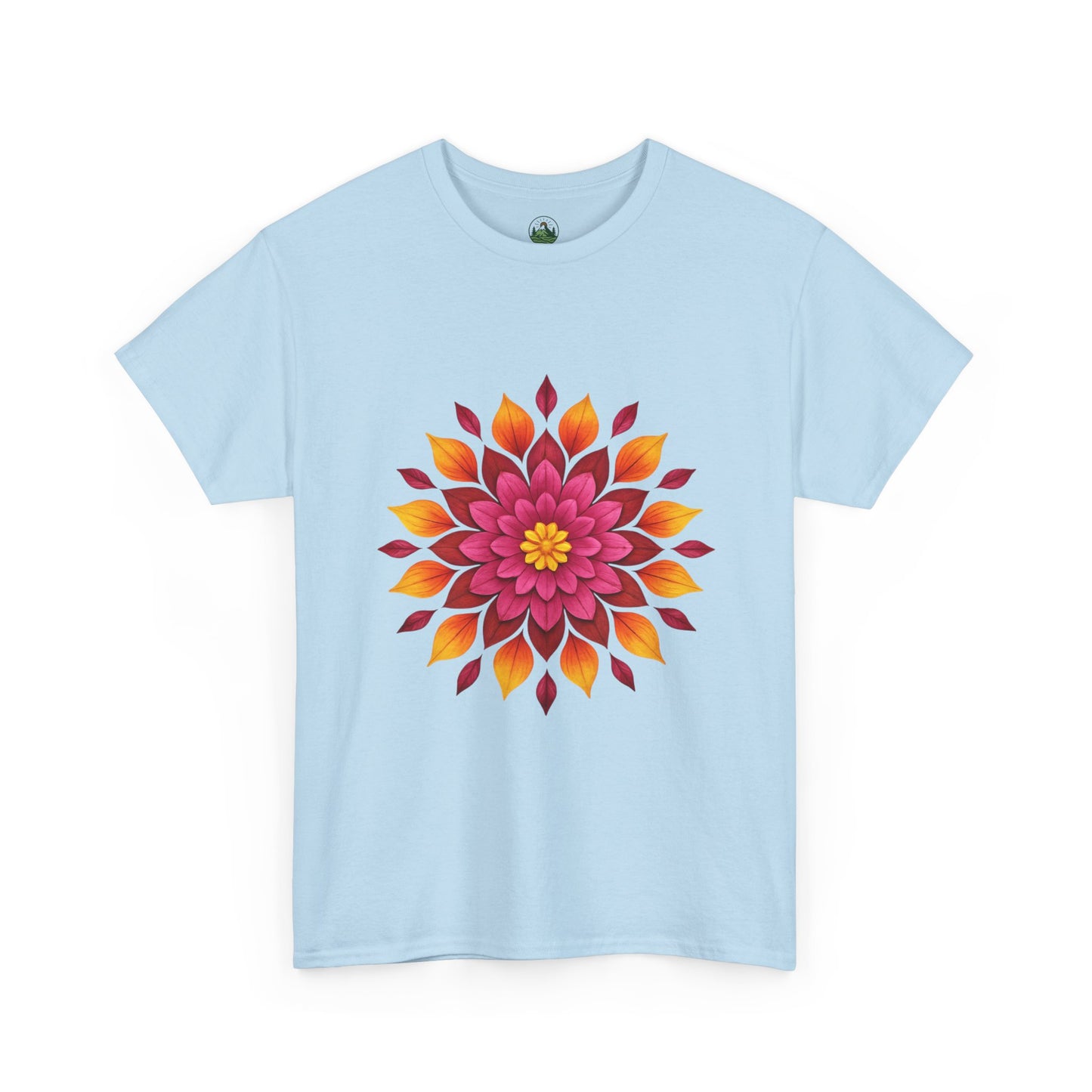 Floral Mandala T- Shirt -Boho Flower Aesthetic Tee