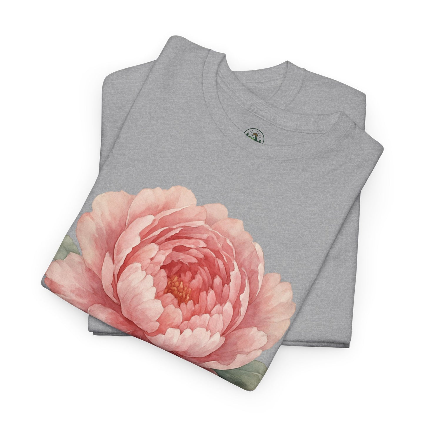 Peony Flower T-Shirt – Soft Floral Aesthetic Tee