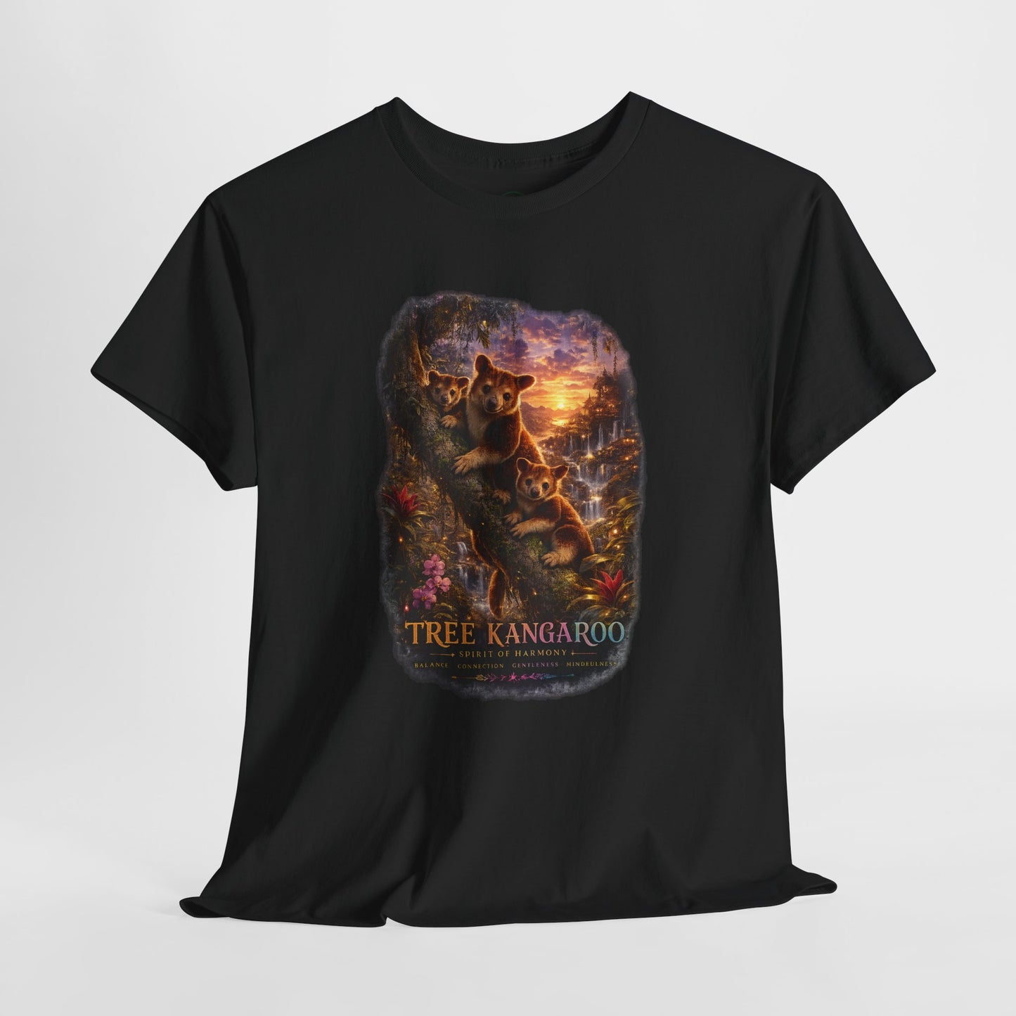 Tree Kangaroo T-Shirt – Mystic Forest Wildlife Design | Rare Nature Graphic Tee