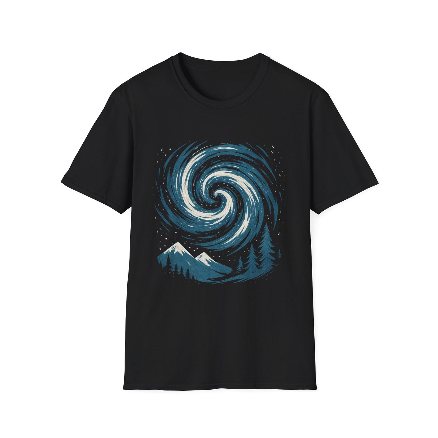 Snow Storm T-Shirt – Winter Nature Aesthetic Tee