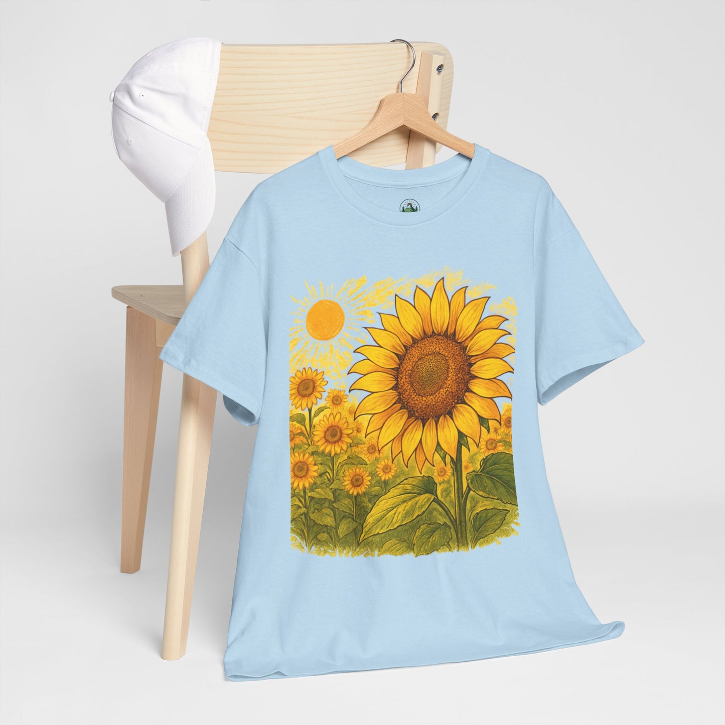 Sunflower Sunshine T-Shirt – Bright Floral Aesthetic Tee