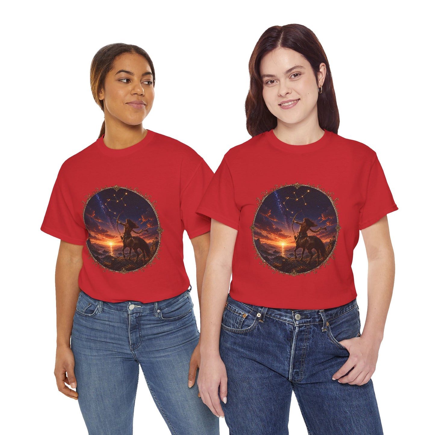 Sagittarius Zodiac T-Shirt – Archer Adventure Design | Free Spirit Astrology Tee
